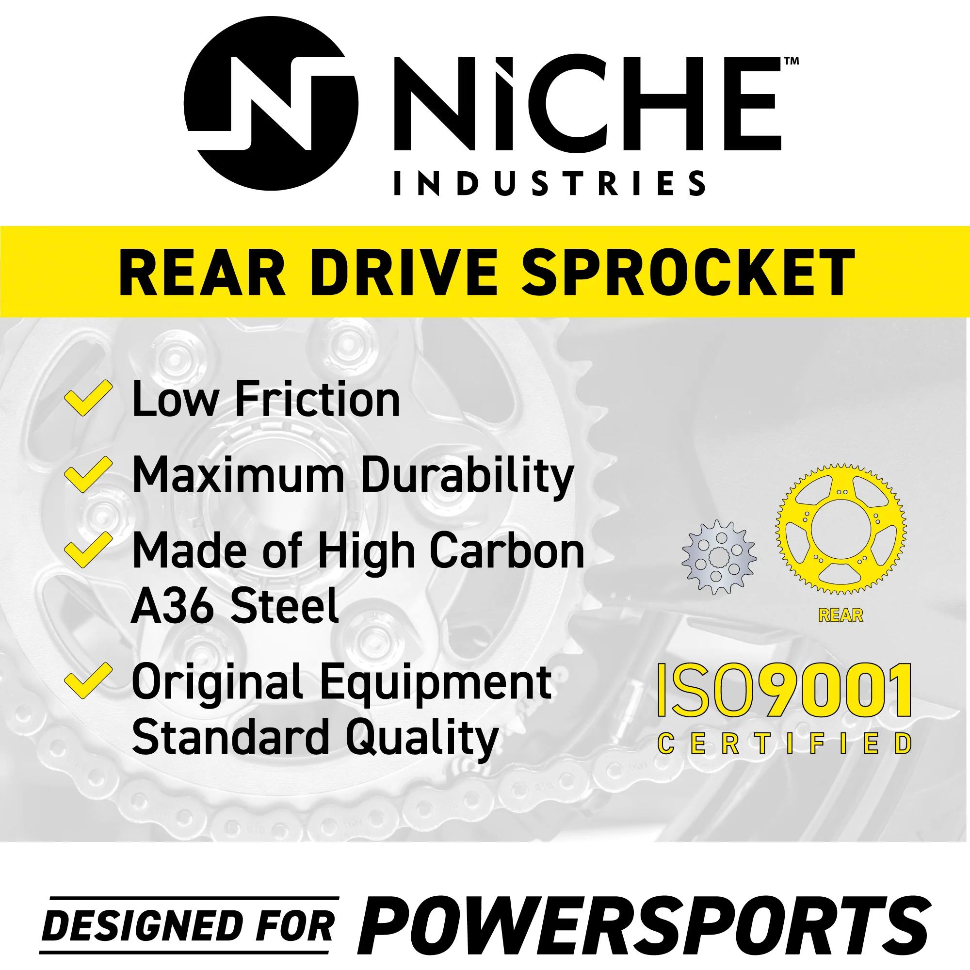 Tooth Rear Drive Sprocket For Honda 41201-GC4-600 41201-GBF-830 41201-GBF-700 - Image 6