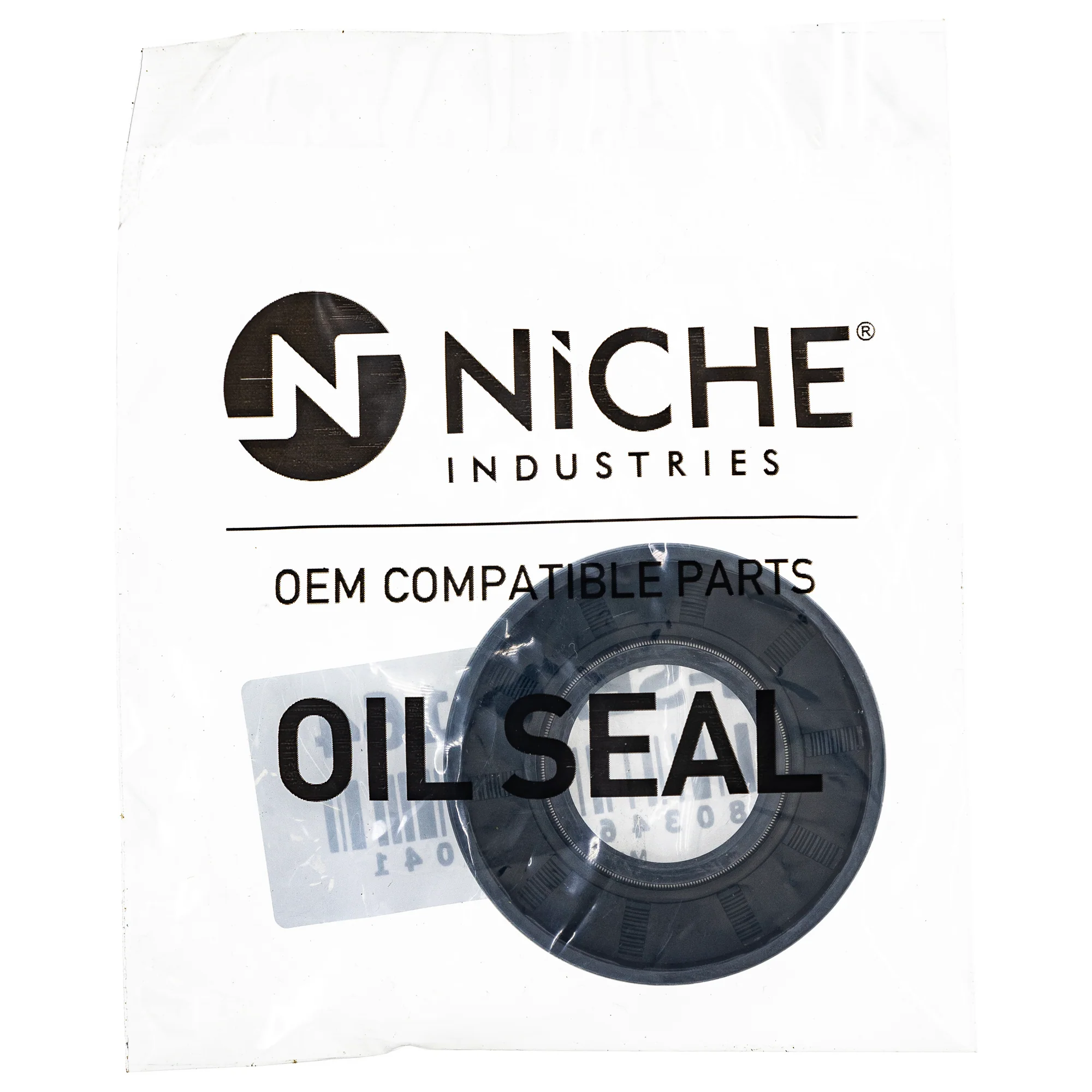 Oil Seal TC 25x52x8 for Ball Bearing Nitrile Rubber with Spring - Image 2