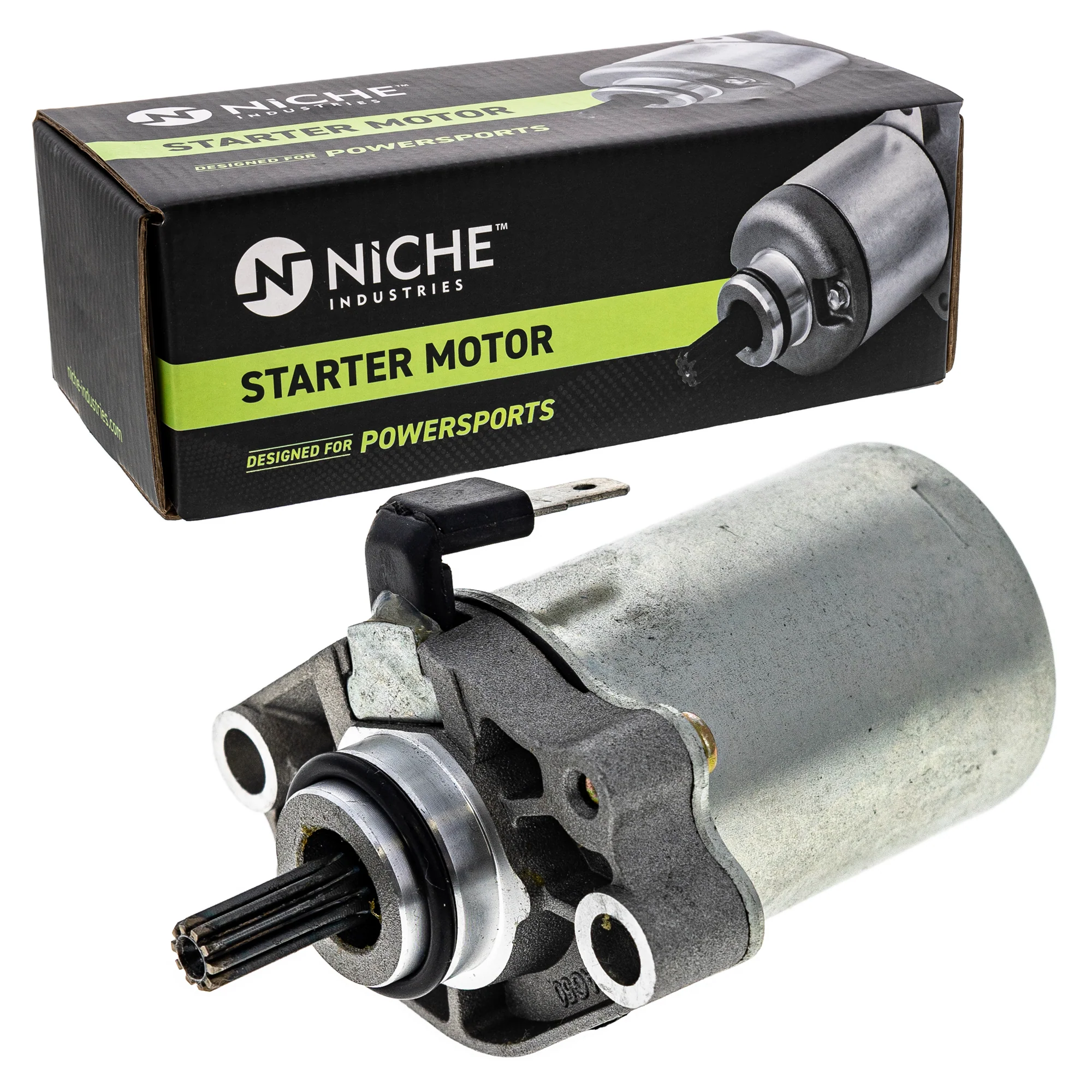Starter Motor Assembly for Aprilia Scarabeo Habana Mojito SR Suzuki AP 50 - Image 2