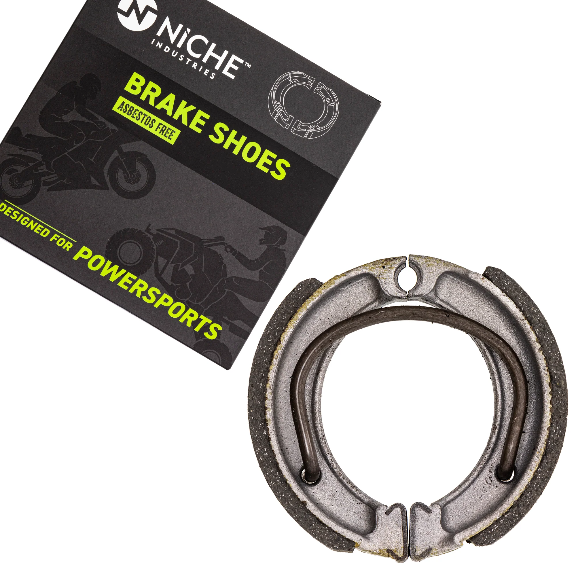 Front Rear Brake Shoe For Yamaha 3PT-W253A-10-00 3PT-W2535-10-00 3PT-W2535-00-00 - Image 4