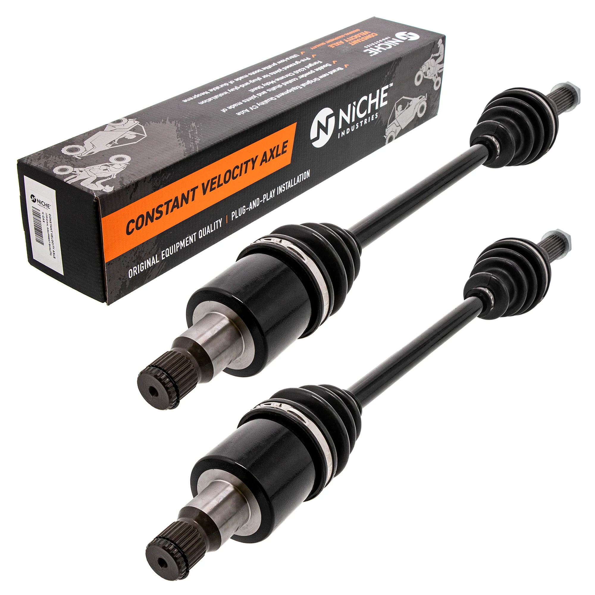 Rear Half Drive Shaft CV Axle Assembly For Polaris 1332883 1332638 | 2-PACK