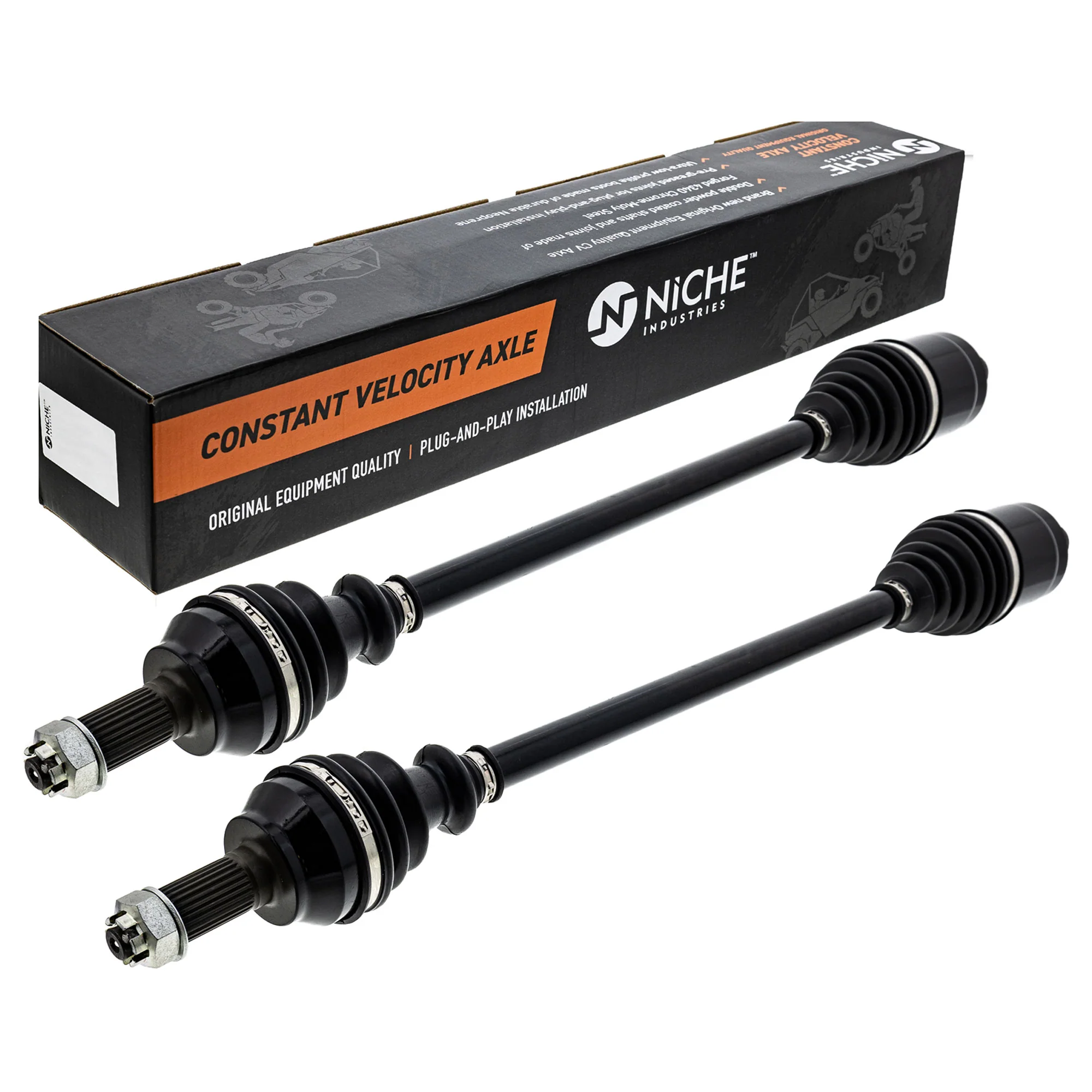 Front CV Axle Half Drive Shaft for Polaris RZR 1000 Turbo 1333434 2 Pack - Image 2