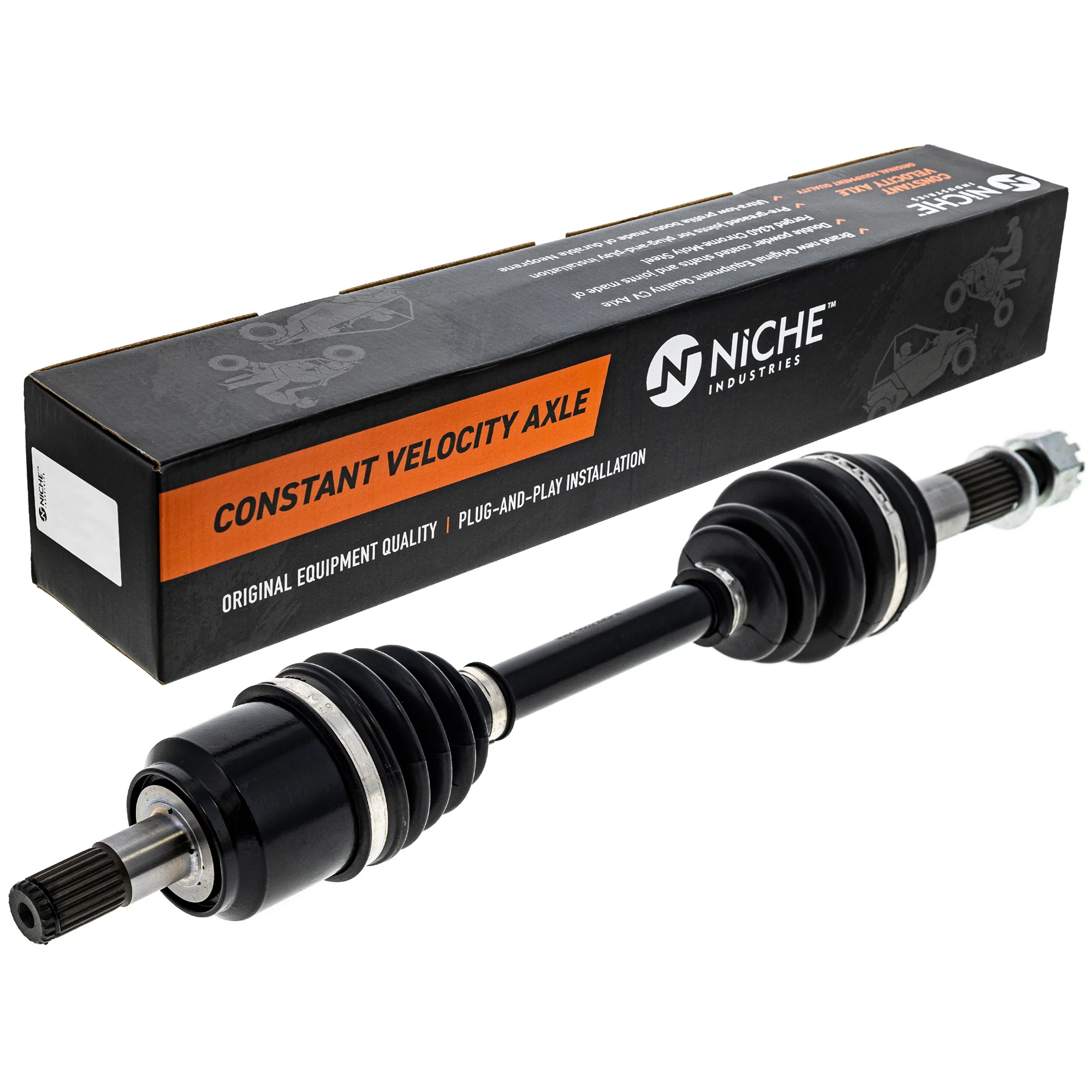 Front Right Drive Shaft CV Axle Assembly For Honda 44250-HR3-WB1 44220-HR3-W51 - Image 2