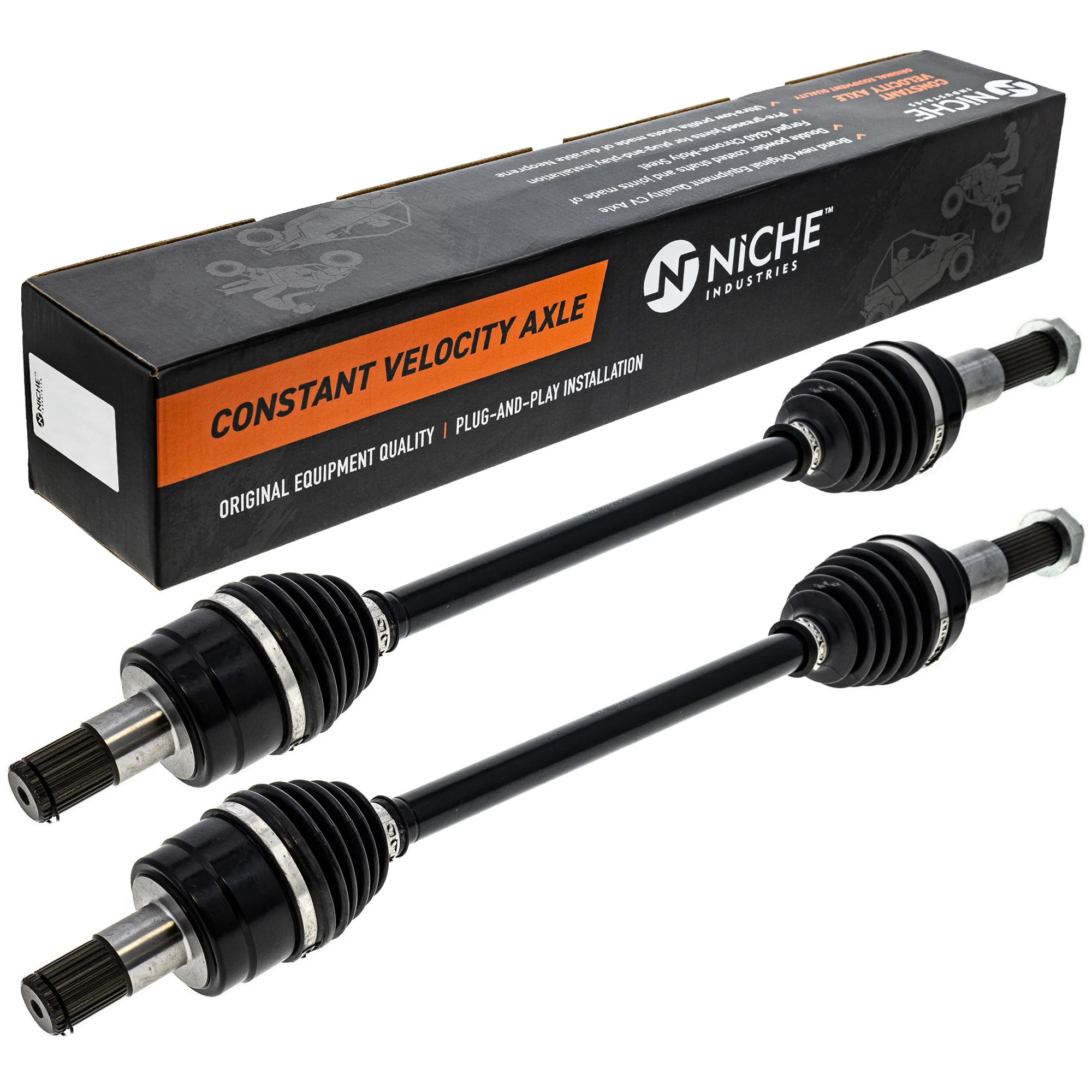 Front CV Axle Drive Shaft for Yamaha Wolverine X4 X2 BG4-2518F-01 2 Pack - Image 2