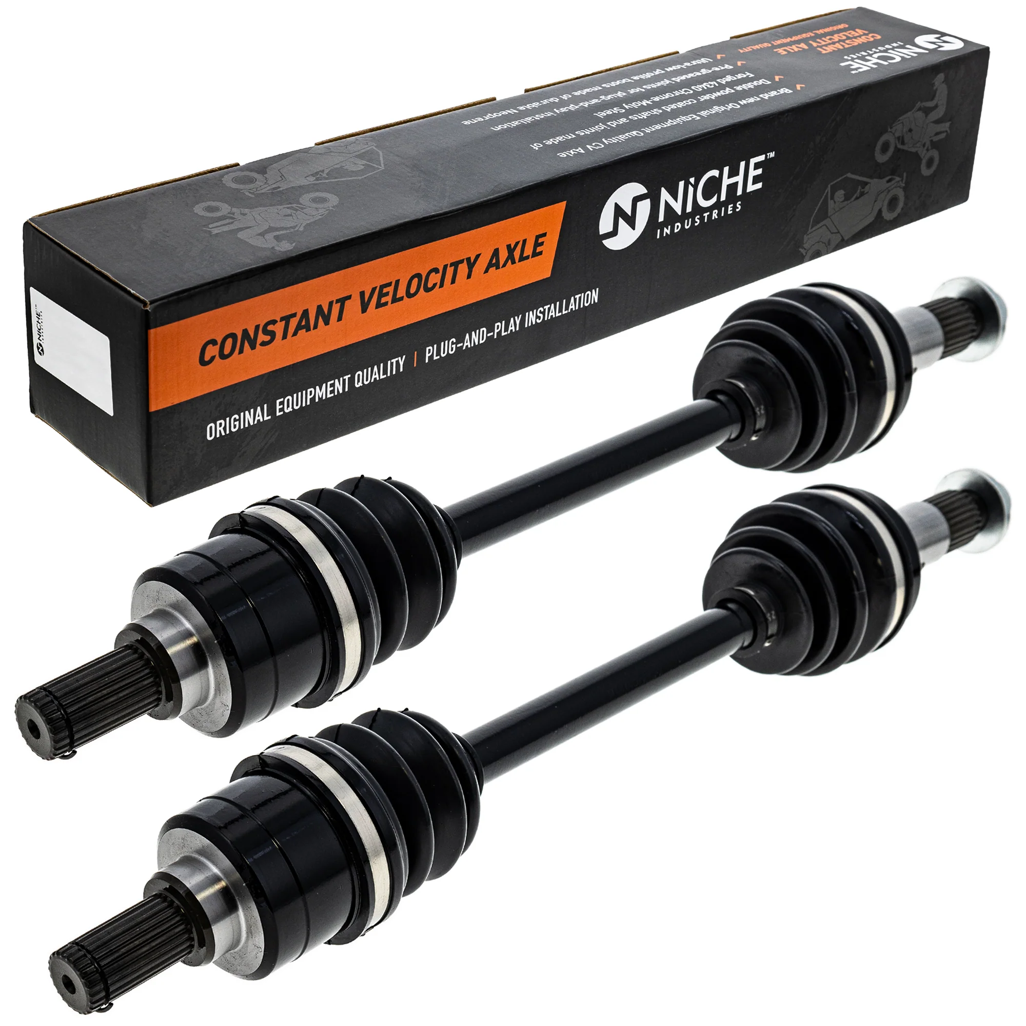 Rear CV Axle Drive Shaft for Yamaha Kodiak 450 YFM450 28P-2530V-01 2 Pack - Image 2