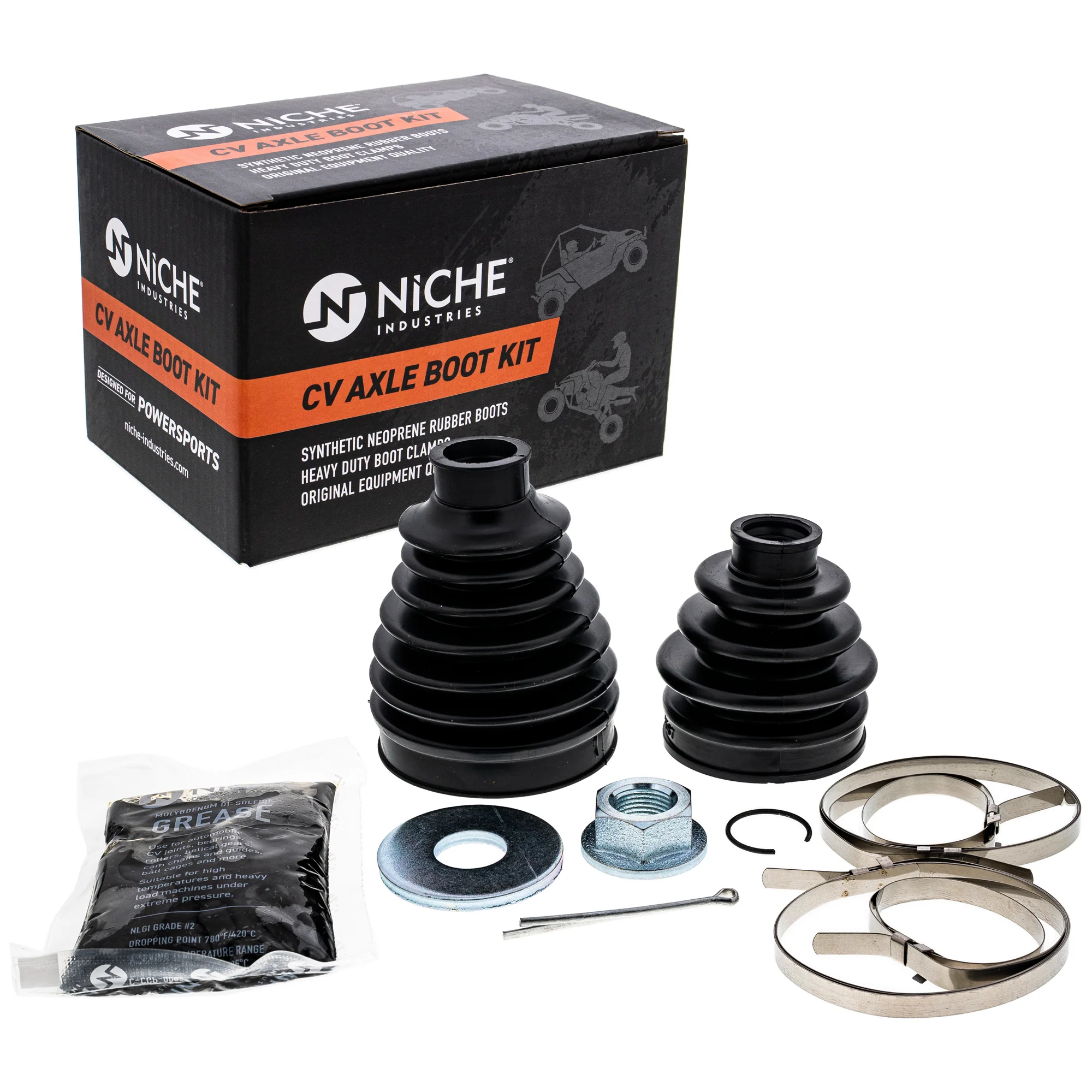 Front CV Axle Boot Kit For Kawasaki 49006-0093 49006-0092