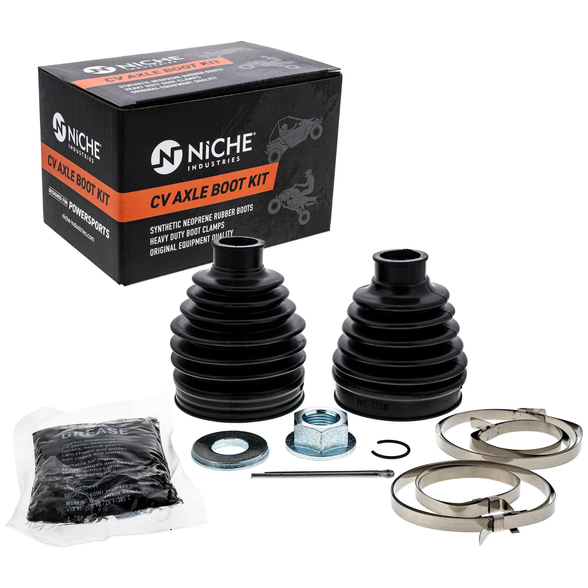 Front CV Axle Boot Kit For Kawasaki 49006-0105 49006-0074
