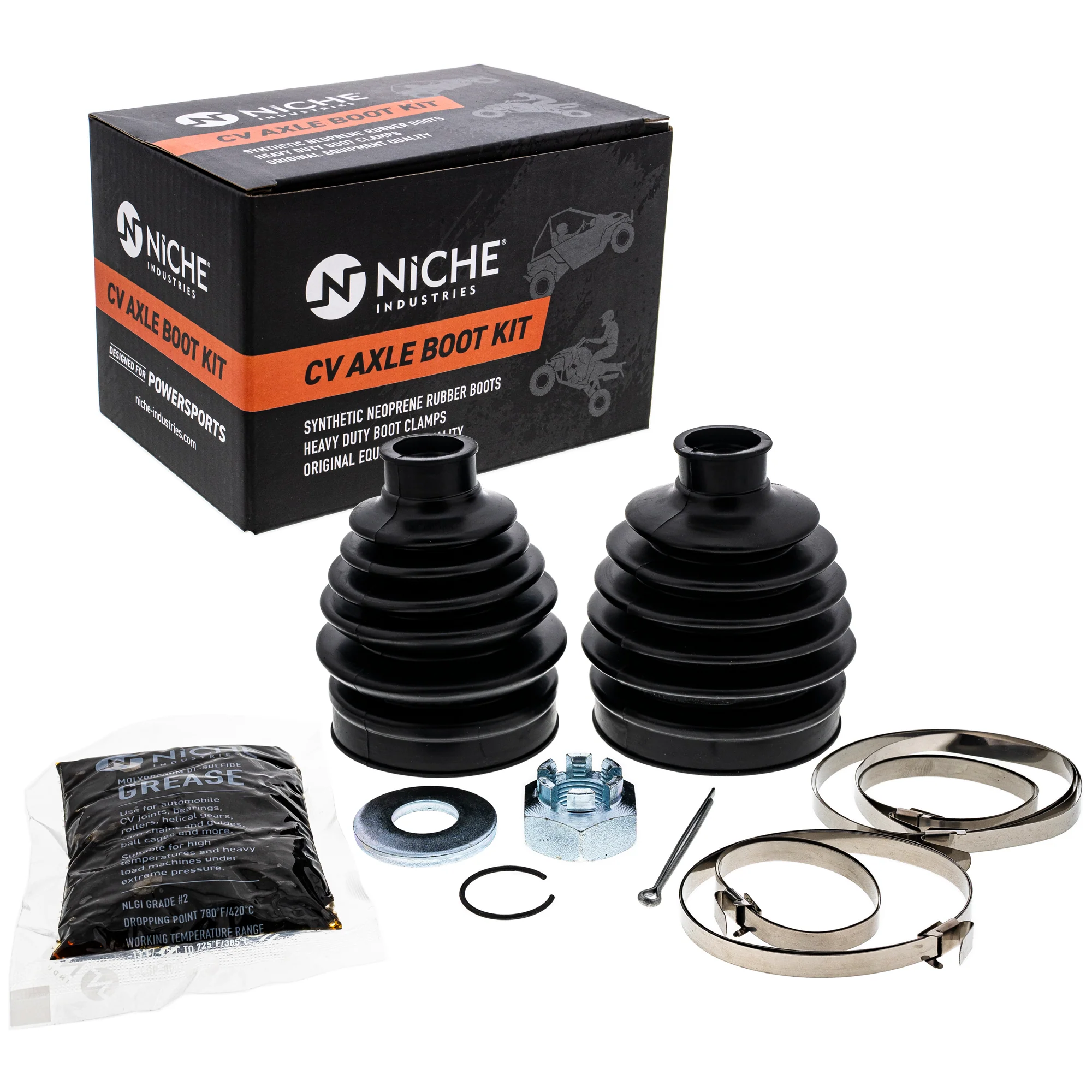 Rear Axle CV Boot Kit For Can-Am 705501784 705501783