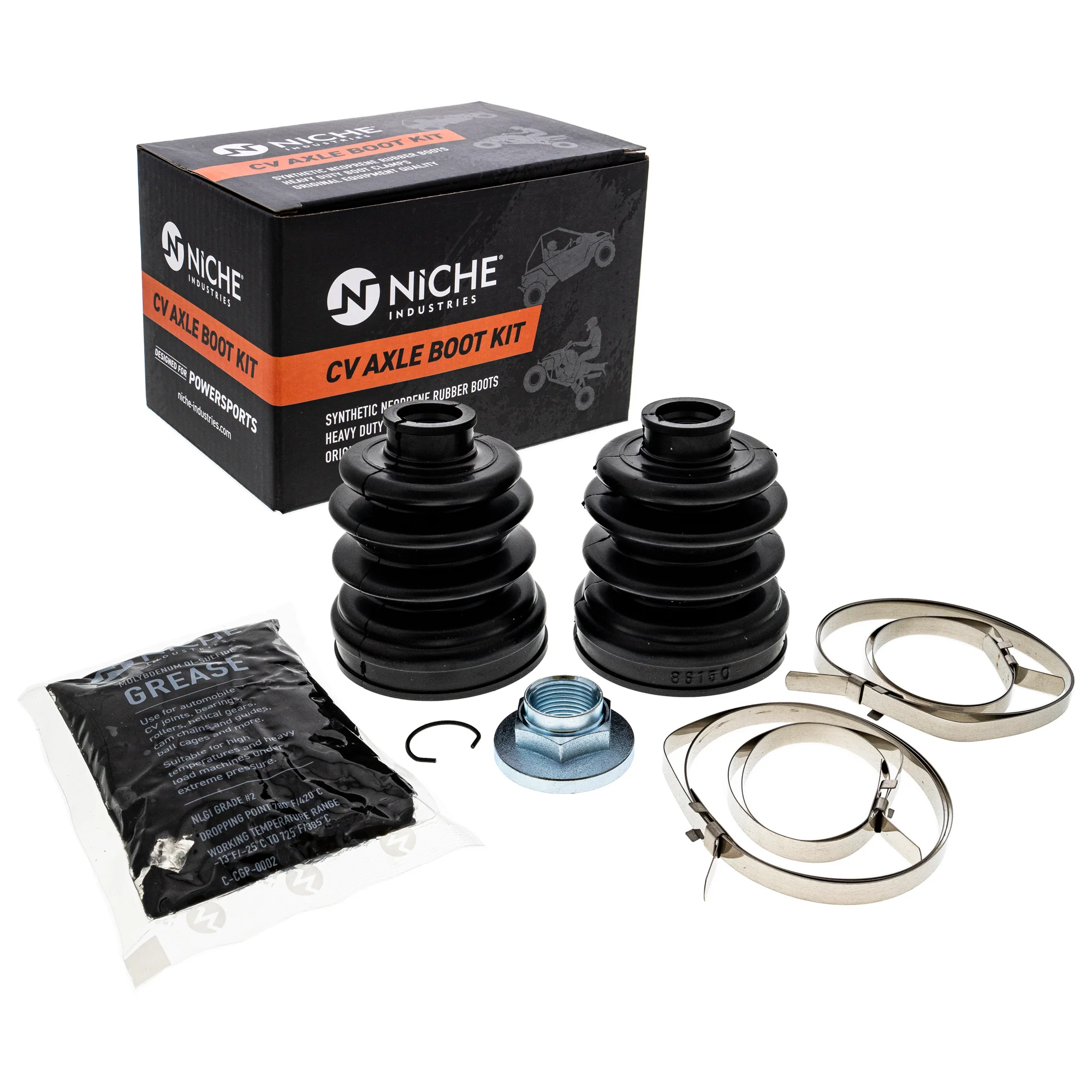 Front CV Axle Boot Kit For Yamaha 2UD-2510H-00-00