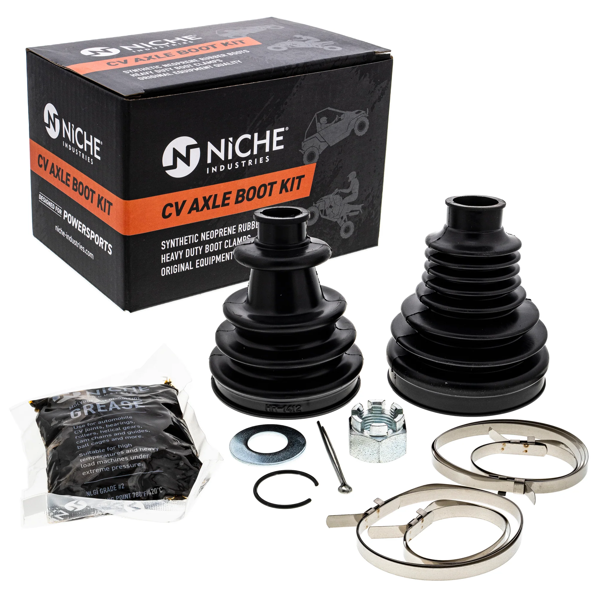 Rear Axle CV Boot Kit For Polaris 7710652 2203860 2203336