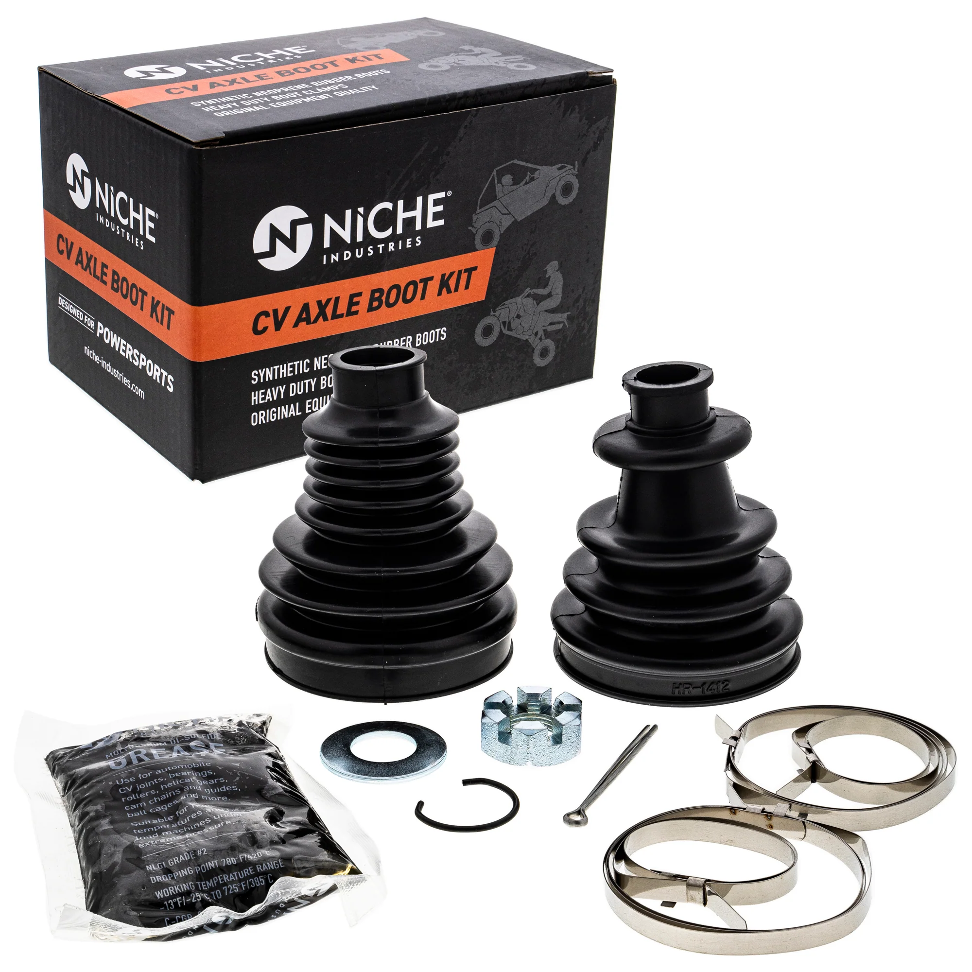 Rear Axle CV Boot Kit For Polaris 7710652 2203860 2203336