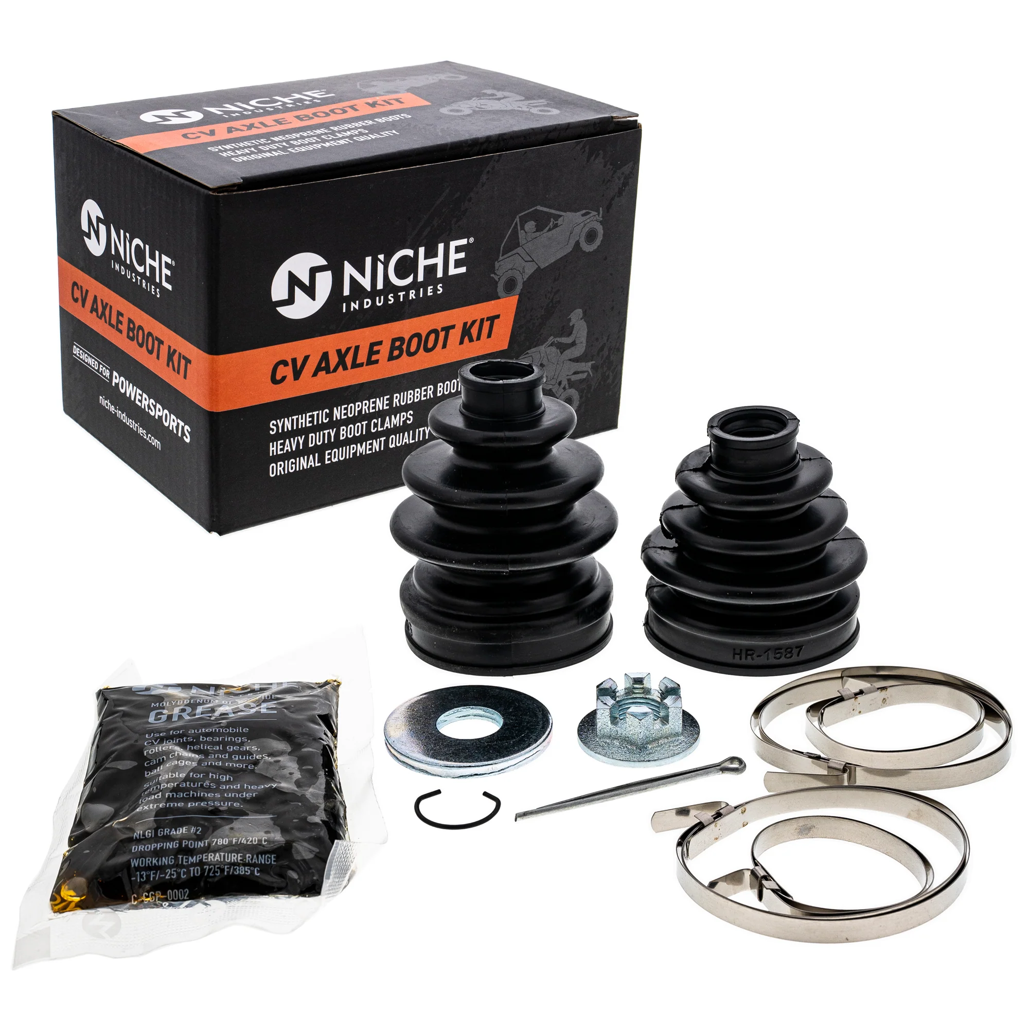 Front CV Axle Boot Kit For Yamaha 5UH-2510H-00-00 5UH-2510G-00-00 5GH-2510G-00-00 3HN-2510H-00-00