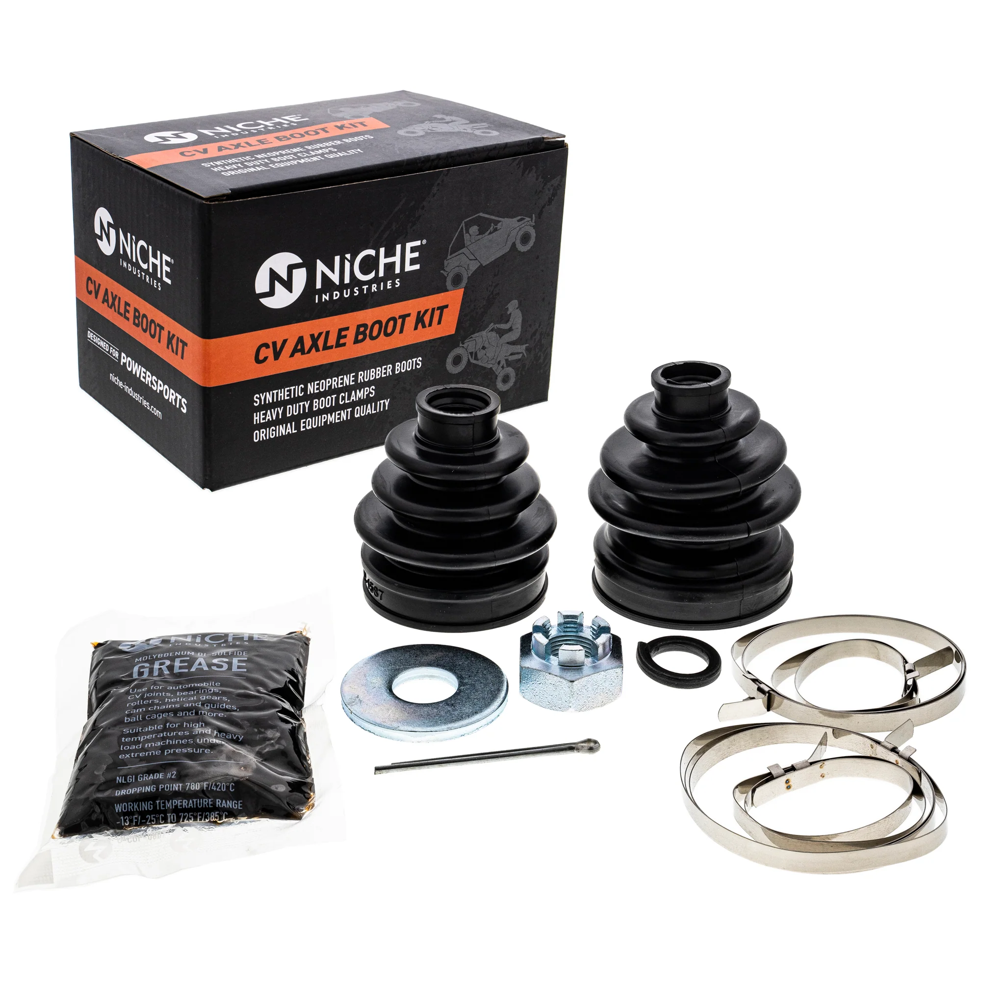 Front CV Axle Boot Kit For Kawasaki 49006-0055 49006-0054