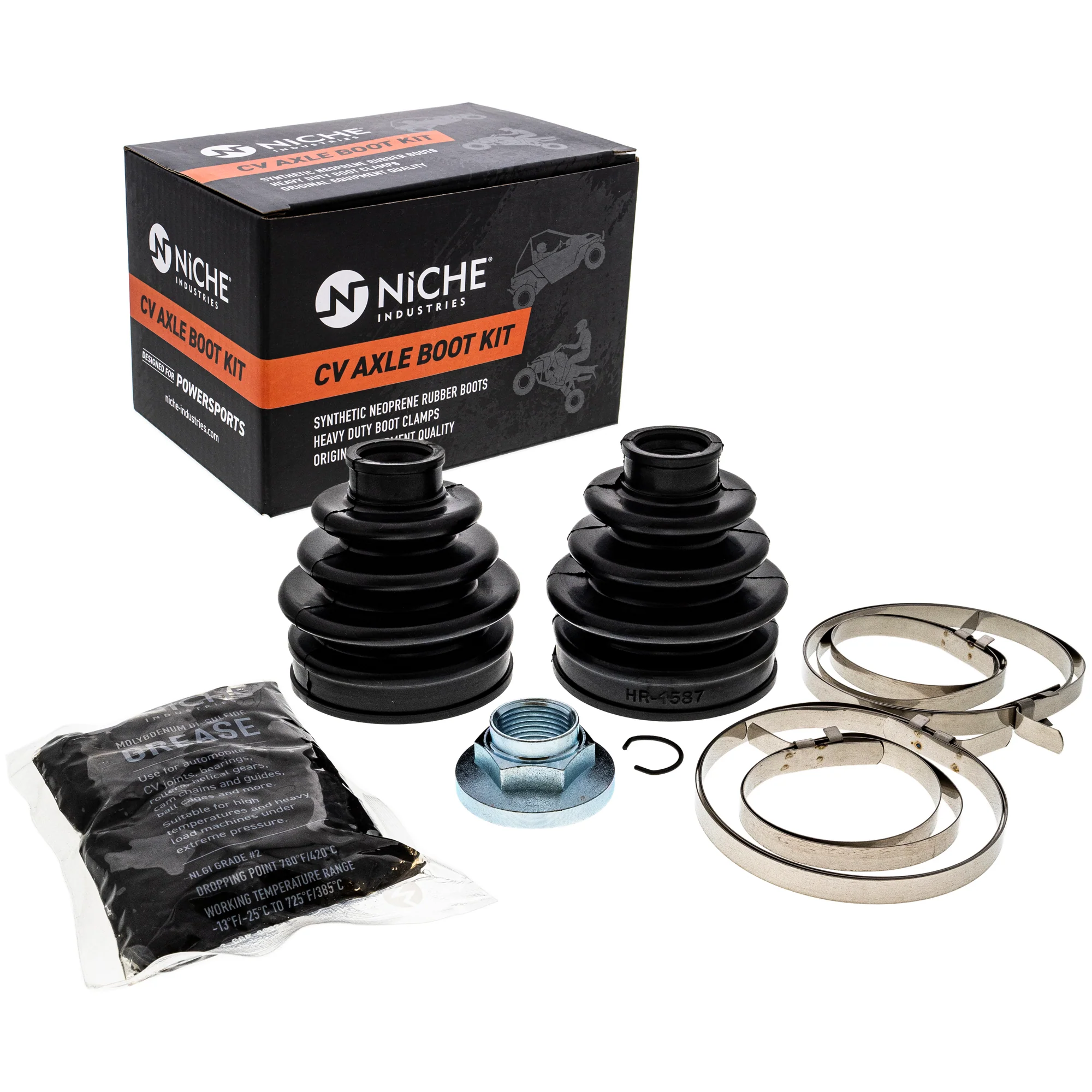 Front CV Axle Boot Kit For Yamaha 5KM-2510H-10-00 5KM-2510F-11-00