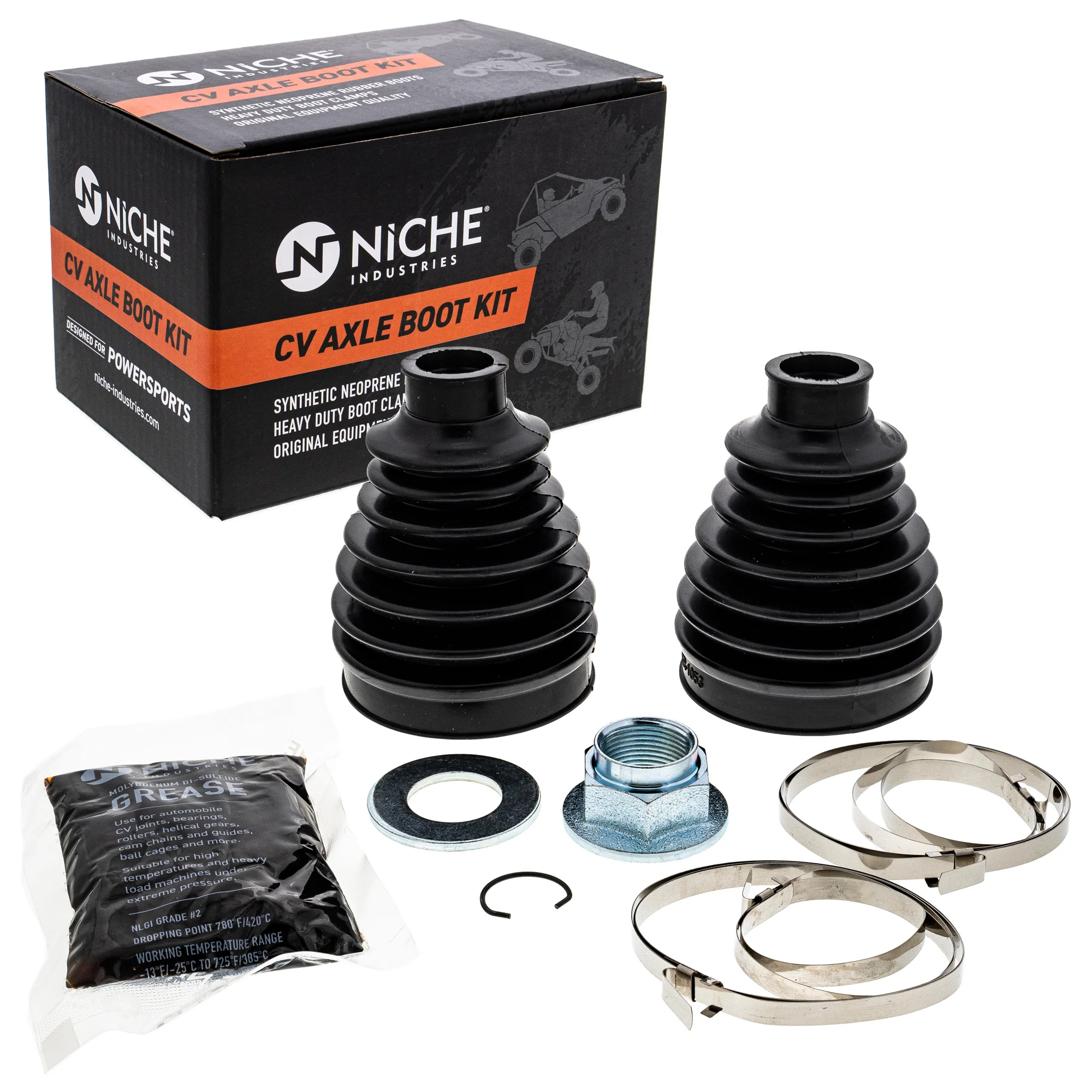 Front CV Axle Boot Kit For Yamaha 1XD-F530X-10-00