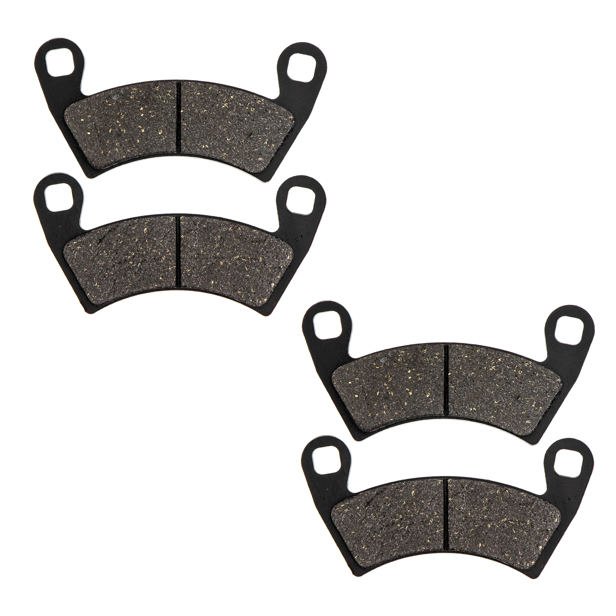 Front Semi-Metallic Brake Pad Set For Polaris GEM 2205949 2203747 1911228 | 2-PACK - Image 3