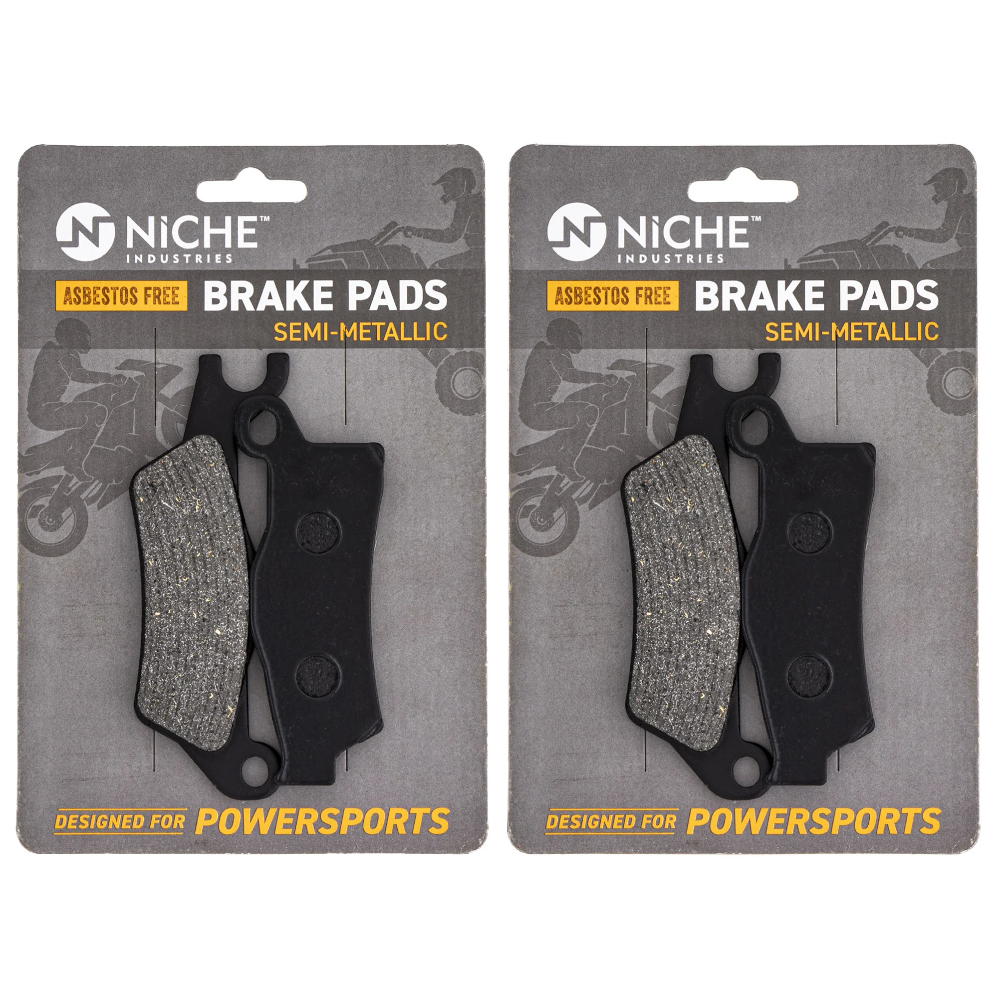 Front Rear Right Semi-Metallic Brake Set For Can-Am 705601014 | 2-PACK - Image 2