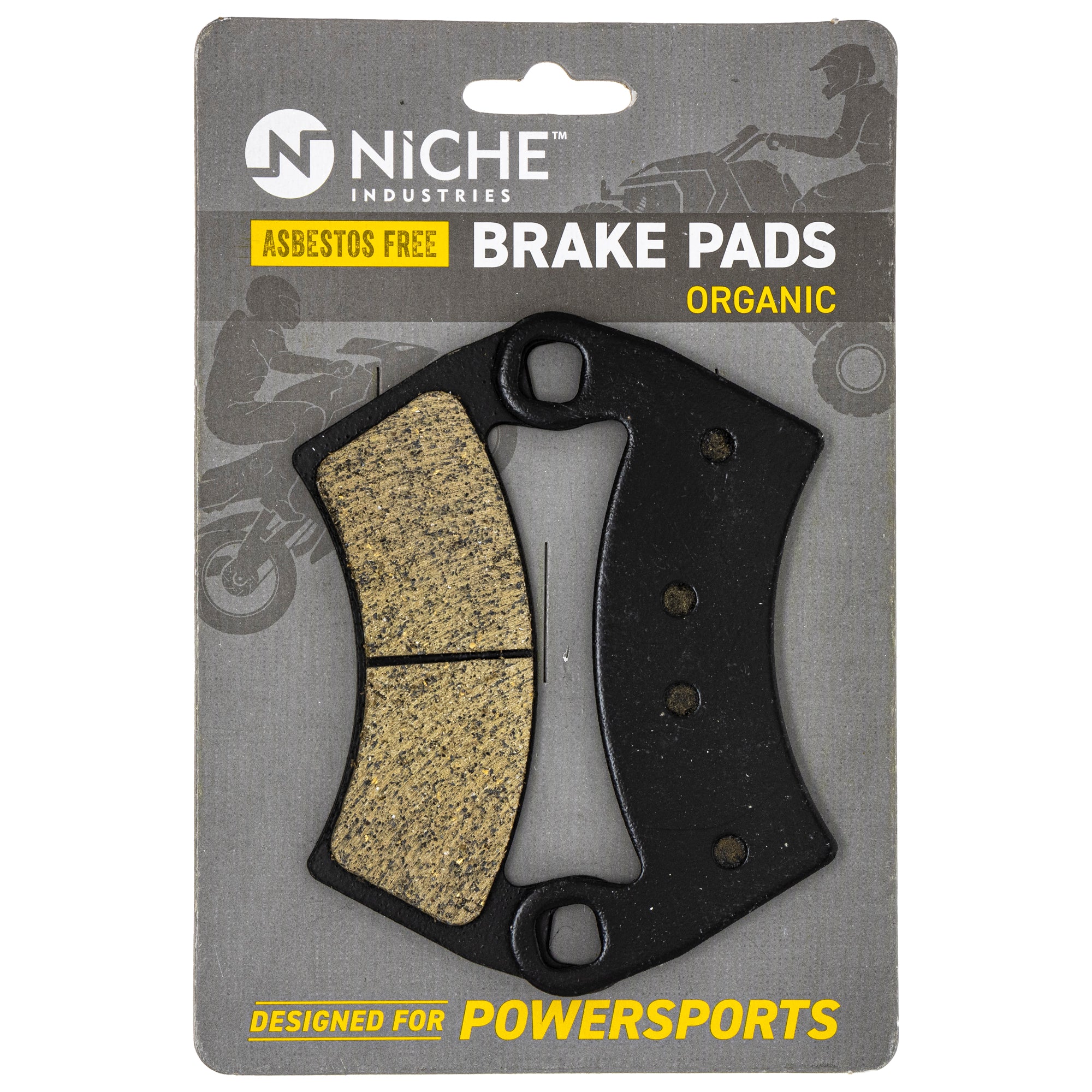 Organic Brake Pads For Polaris GEM 2209279 2208933 2208078 2205949 2203747 1912508 1911228