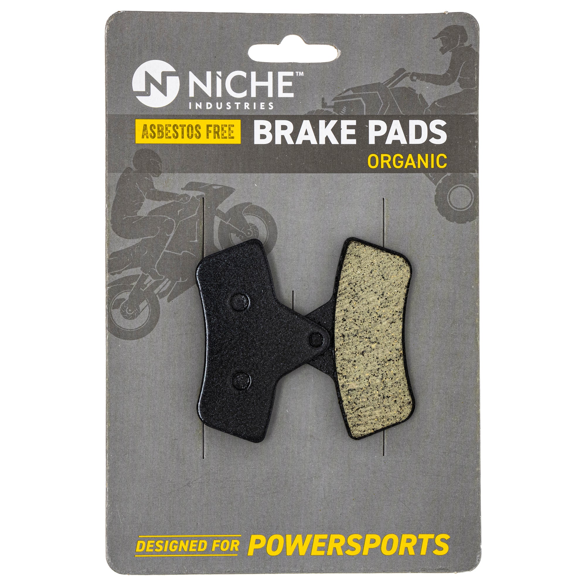 Front Rear Organic Brake Pad Set For Arctic Cat 1402-126 0502-019 0436-293 0402-882 0402-494