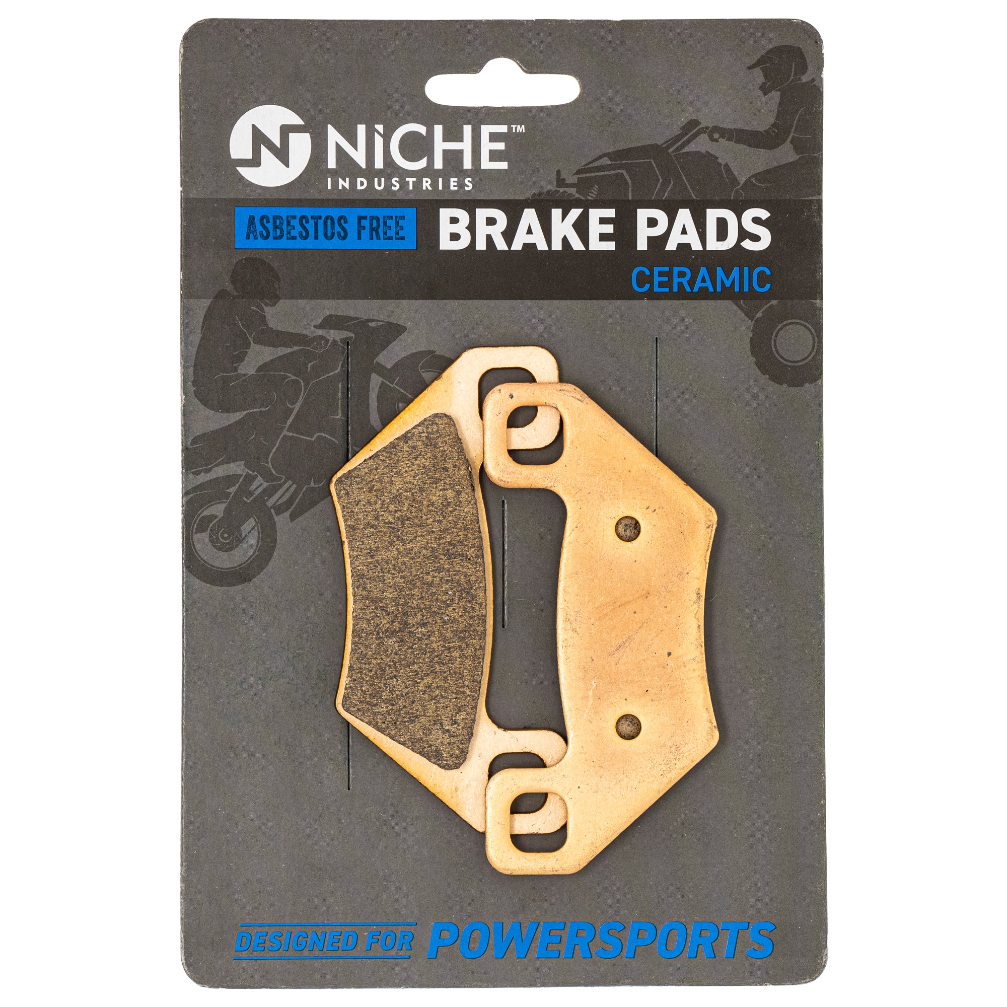 Front Rear Ceramic Brake Pad Set For Arctic Cat Polaris 3313-810 2502-578 2502-466 2402-477 2204137