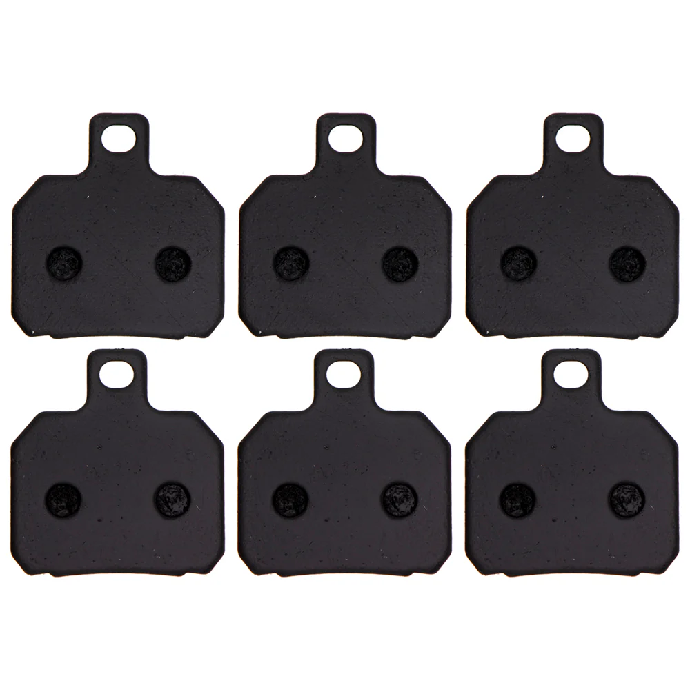 Front & Rear Semi-Metallic Brake Pad Set For Bombardier 705600041 69013190000 69013090000 61340951A | 3-PACK - Image 3