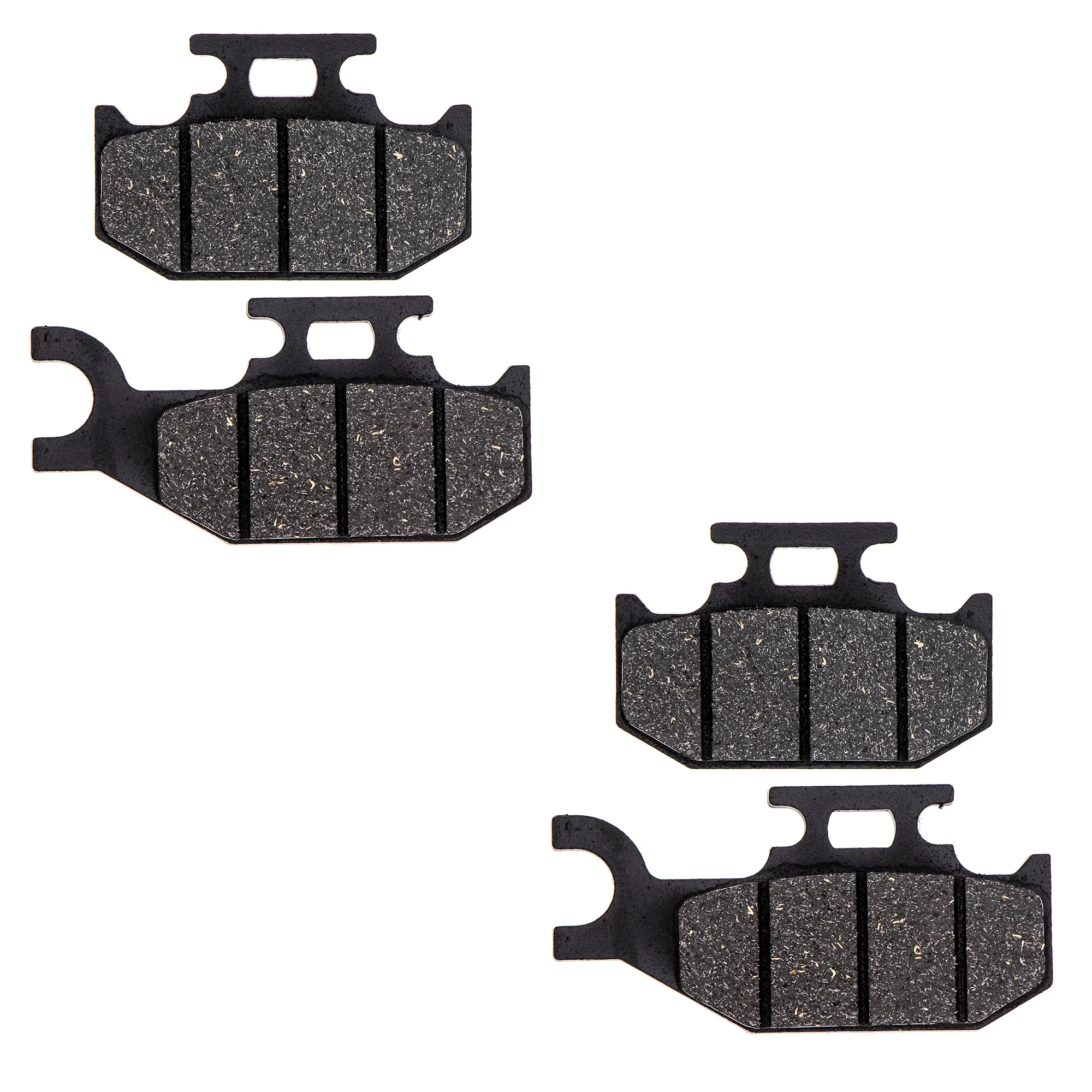 Rear L/R Semi-Metallic Brake Pad Set For Polaris 1912971 | 2-PACK - Image 4