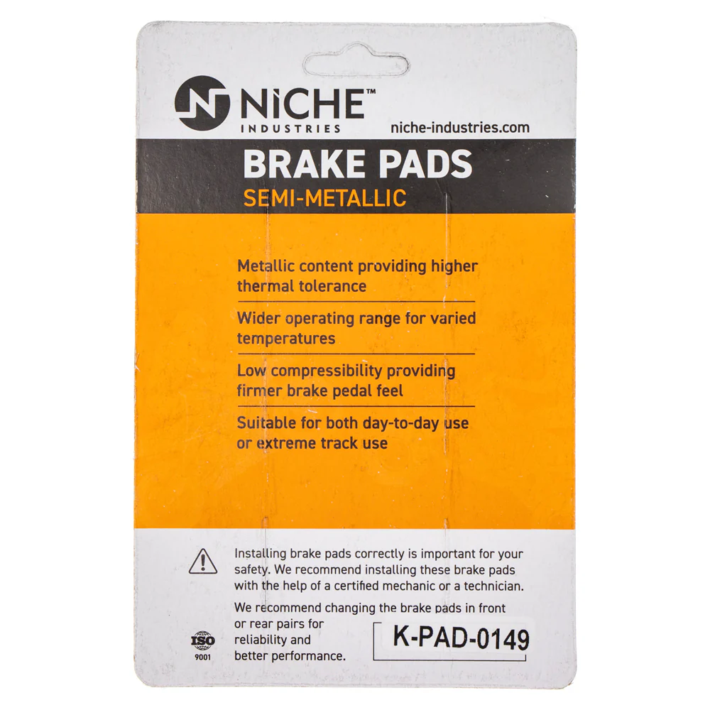 Semi-Metallic Brake Pads For Yamaha Kawasaki Suzuki K4308-20006 69100-35810 69100-28820 - Image 2