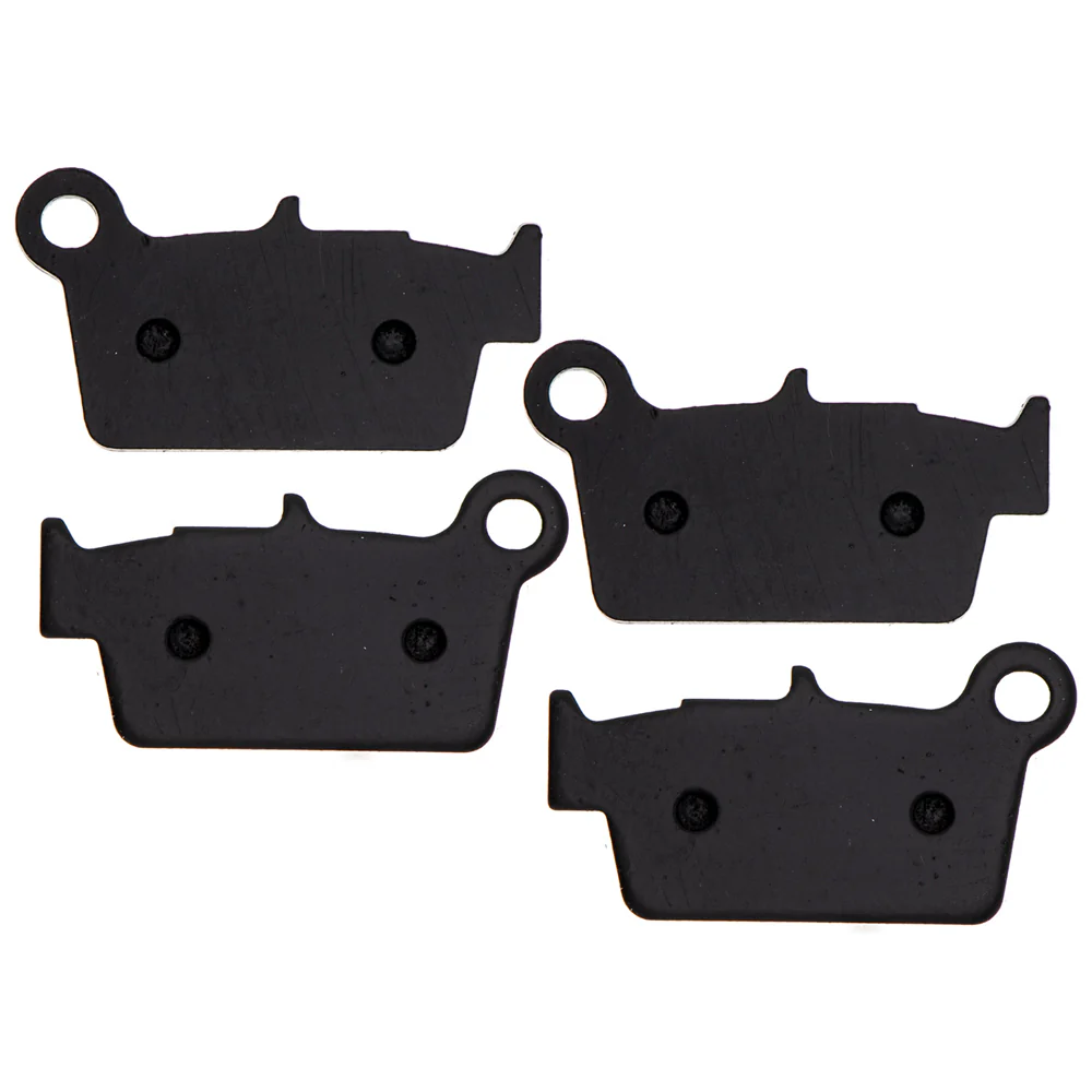 Semi-Metallic Brake Pad Set (Front & Rear) For Yamaha Kawasaki Suzuki K4308-20006 69100-35810 | 2-PACK - Image 3