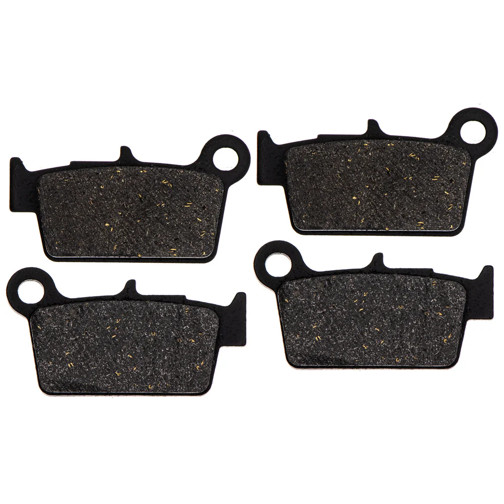 Semi-Metallic Brake Pad Set (Front & Rear) For Yamaha Kawasaki Suzuki K4308-20006 69100-35810 | 2-PACK - Image 4