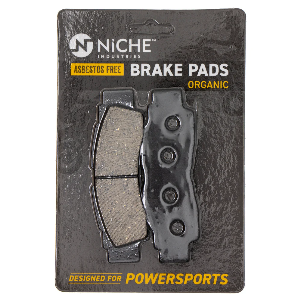 Front Organic Brake Pad Set For Yamaha Kawasaki B5H-25805-01-00 B5H-25805-00-00 43082-0196