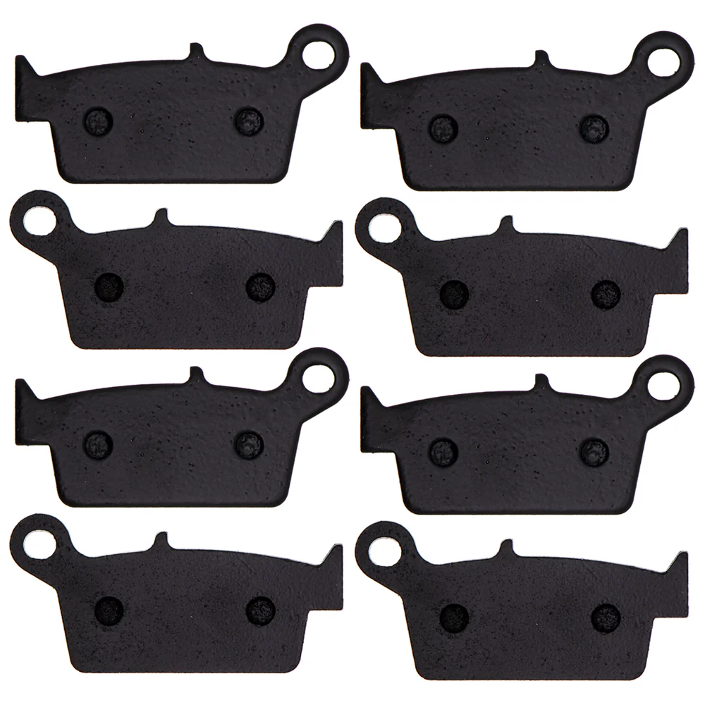 Rear Brake Pads Kit Semi-Metallic For Honda Kawasaki Yamaha 431A0-KS6-710 431A0-KS6-700 | 4-PACK - Image 3