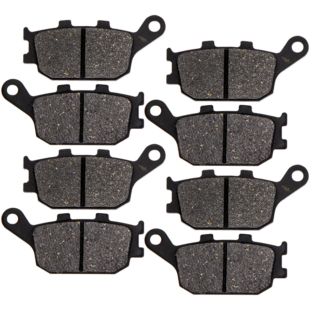 Rear Brake Pads Kit Semi-Metallic For Honda Yamaha Suzuki 69100-08860 69100-06830-000 69100-06830 | 4-PACK - Image 4