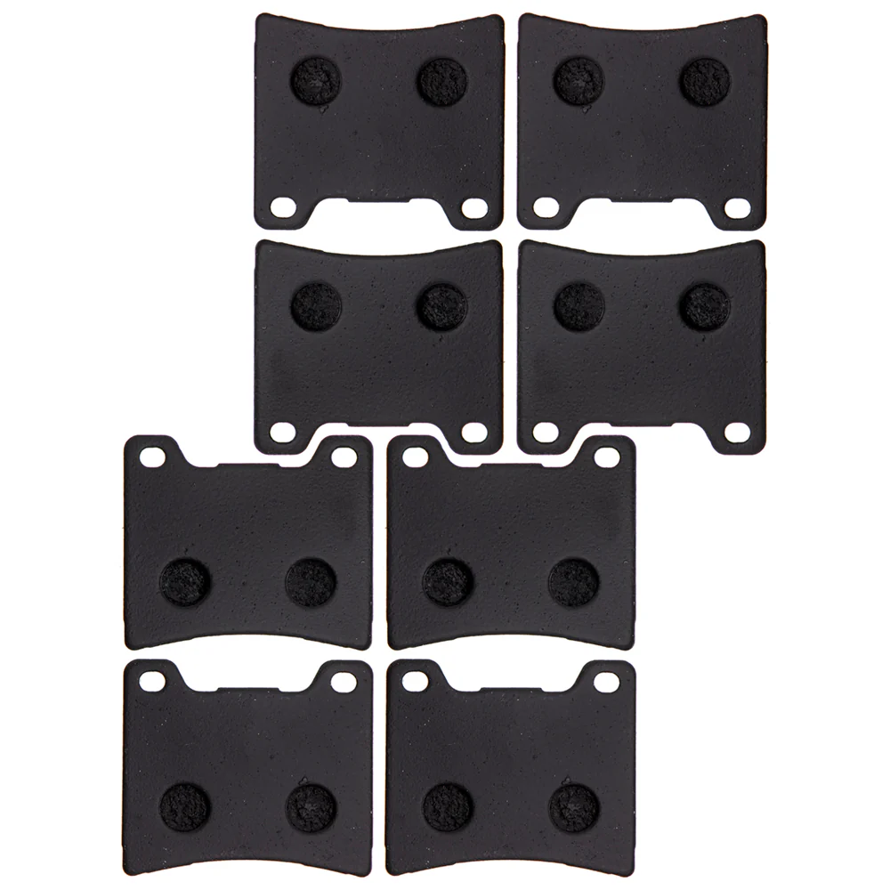 Semi-Metallic Brake Pad Set (Front & Rear) For Yamaha 4SV-W0045-50-00 4FM-W0046-00-00 | 4-PACK - Image 3