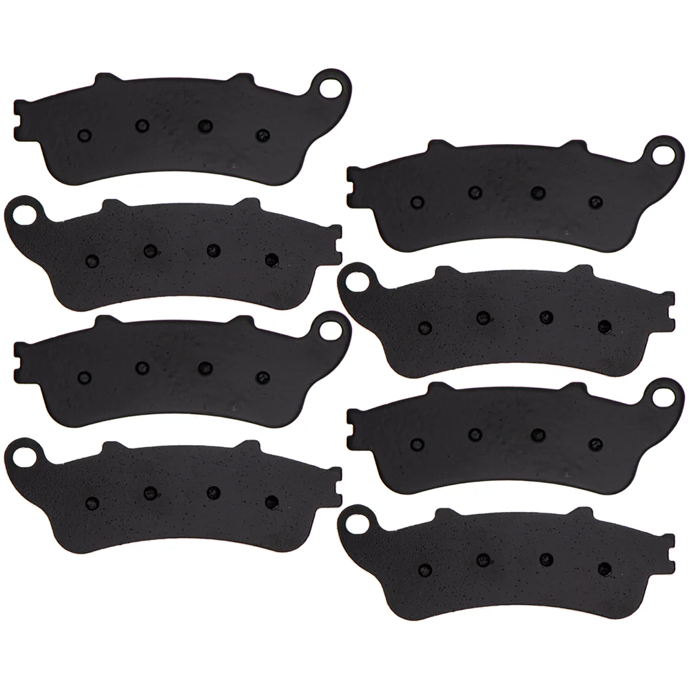 Semi-Metallic Brake Pad Set (Front & Rear) For Honda 06455-MAT-E21 06455-MAT-006 06455-MAJ-G41 | 4-PACK - Image 3