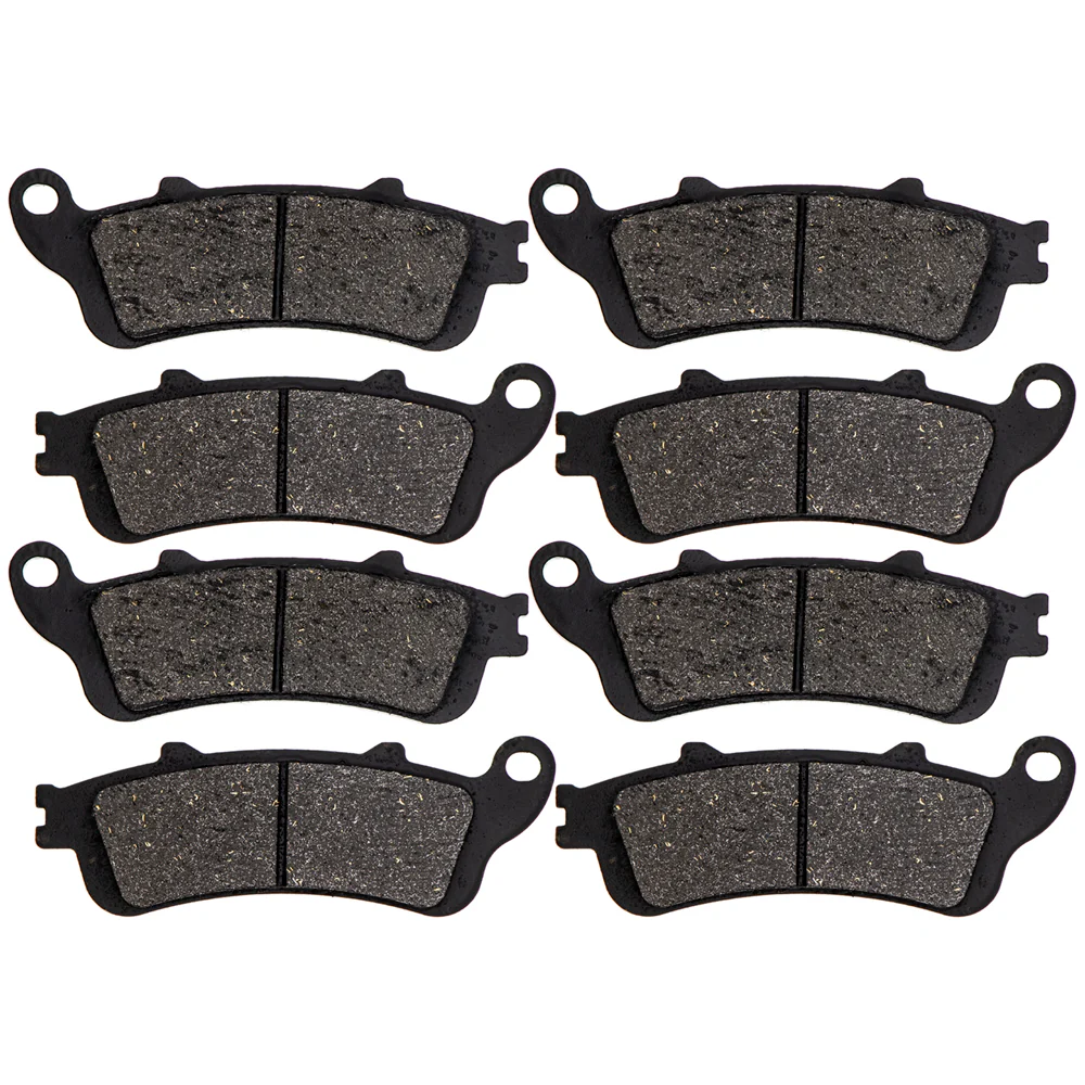Semi-Metallic Brake Pad Set (Front & Rear) For Honda 06455-MAT-E21 06455-MAT-006 06455-MAJ-G41 | 4-PACK - Image 4