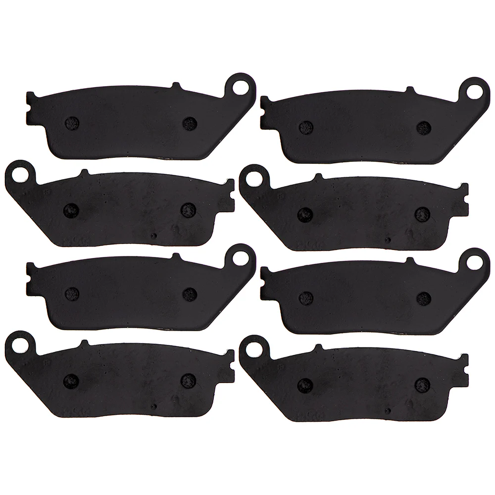 Semi-Metallic Brake Pad Set (Front & Rear) For Honda Kawasaki BMW T2027535 T2025016 T2021340 | 4-PACK - Image 3