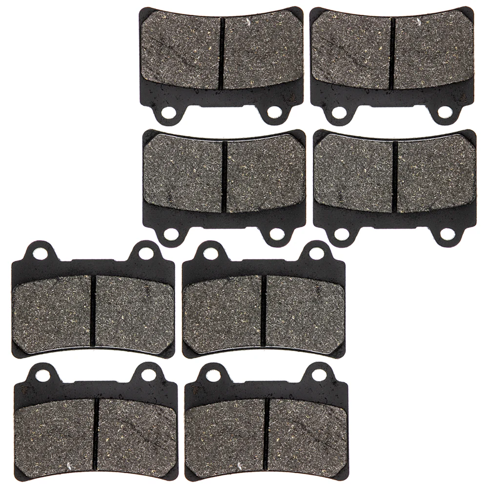 Semi-Metallic Brake Pad Set (Front & Rear) For Yamaha 4WM-W0046-01-00 4WM-W0046-00-00 | 4-PACK - Image 4