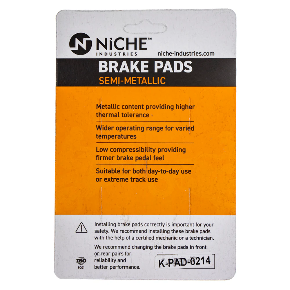 Semi-Metallic Brake Pads For Suzuki Kawasaki 59301-20870 59300-03891 59300-03880 43082-S015 - Image 2