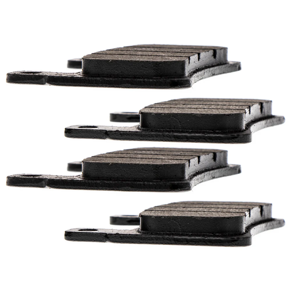 Front Semi-Metallic Brake Pad Set For Honda 06455-MCF-026 06455-MCF-016 06455-MCF-006 06455-MAS-E01 | 2-PACK - Image 5