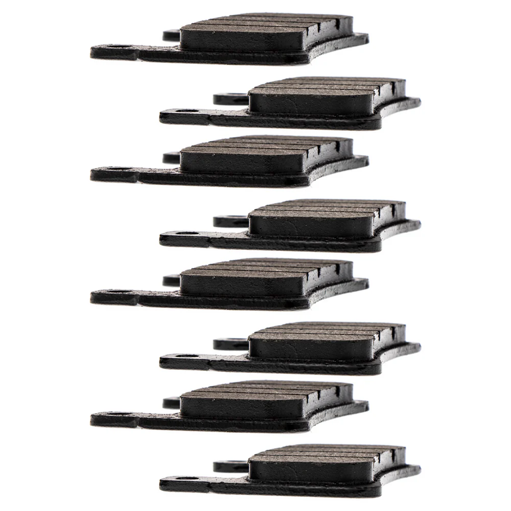Front Semi-Metallic Brake Pad Set For Honda 06455-MCF-026 06455-MCF-016 06455-MCF-006 06455-MAS-E01 | 4-PACK - Image 5