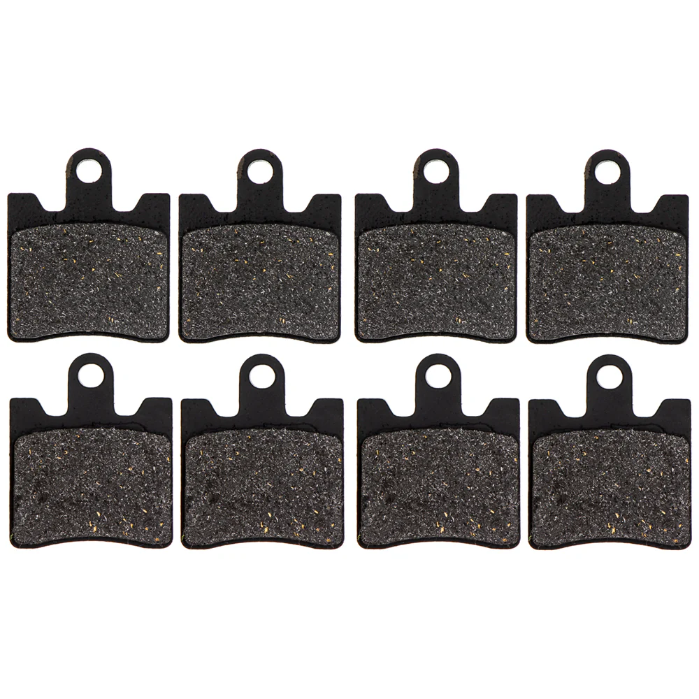 Front Semi-Metallic Brake Pad Set For Yamaha T2022395 3P6-W0045-00-00 | 4-PACK - Image 3