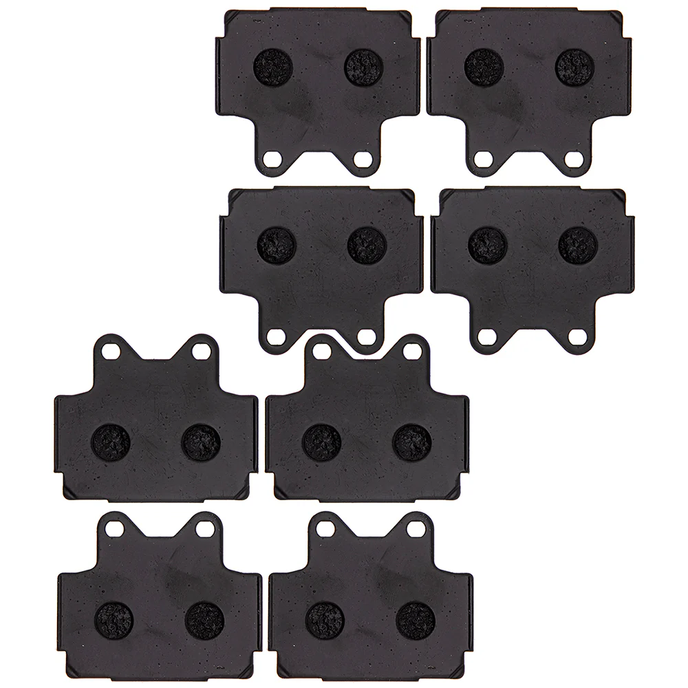 Rear Semi-Metallic Brake Pad Set For Yamaha 51L-W0046-02-00 51L-W0046-01-00 4AP-W0046-00-00 | 4-PACK - Image 3