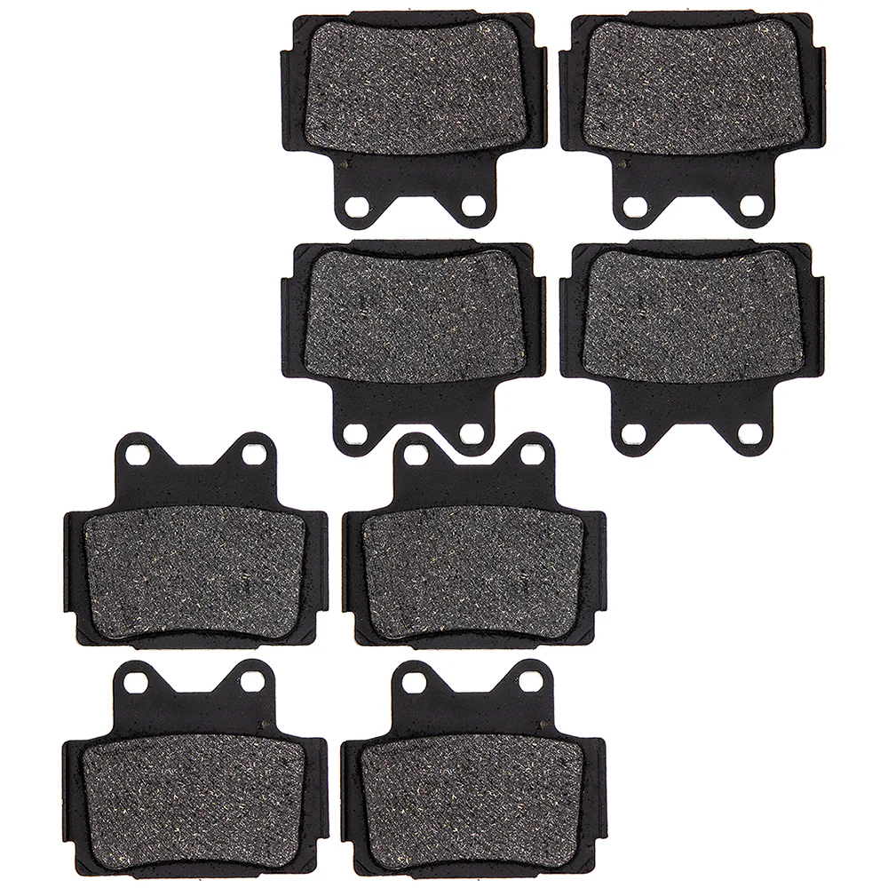 Rear Semi-Metallic Brake Pad Set For Yamaha 51L-W0046-02-00 51L-W0046-01-00 4AP-W0046-00-00 | 4-PACK - Image 4