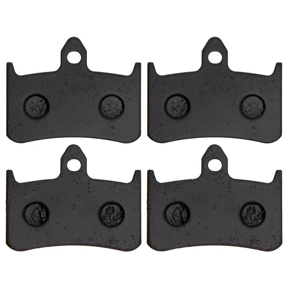 Front Semi-Metallic Brake Pad Set For Honda 06455-MCZ-016 06455-MCZ-006 06455-MBB-016 06455-MBB-006 | 2-PACK - Image 3