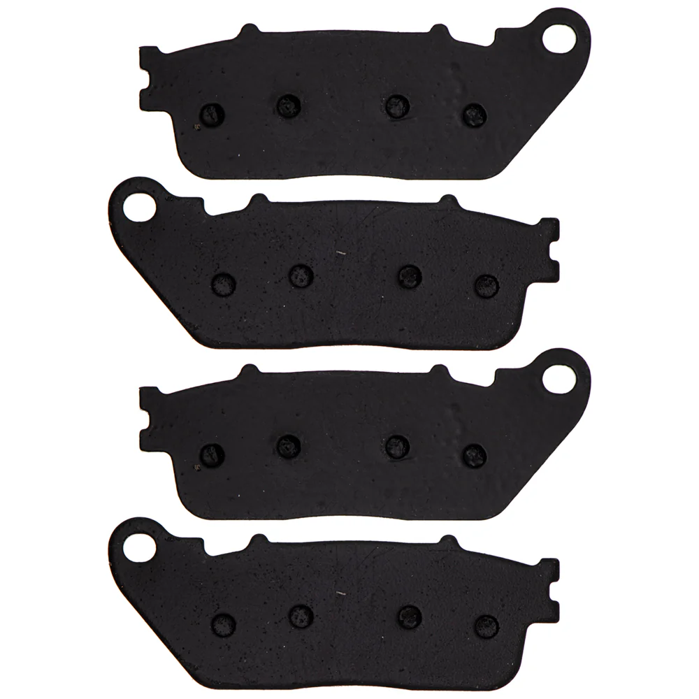 Rear Semi-Metallic Brake Pad Set For Honda 06435-MJM-D02 06435-MJM-D01 06435-MFN-D12 06435-MFN-D11 | 2-PACK - Image 3