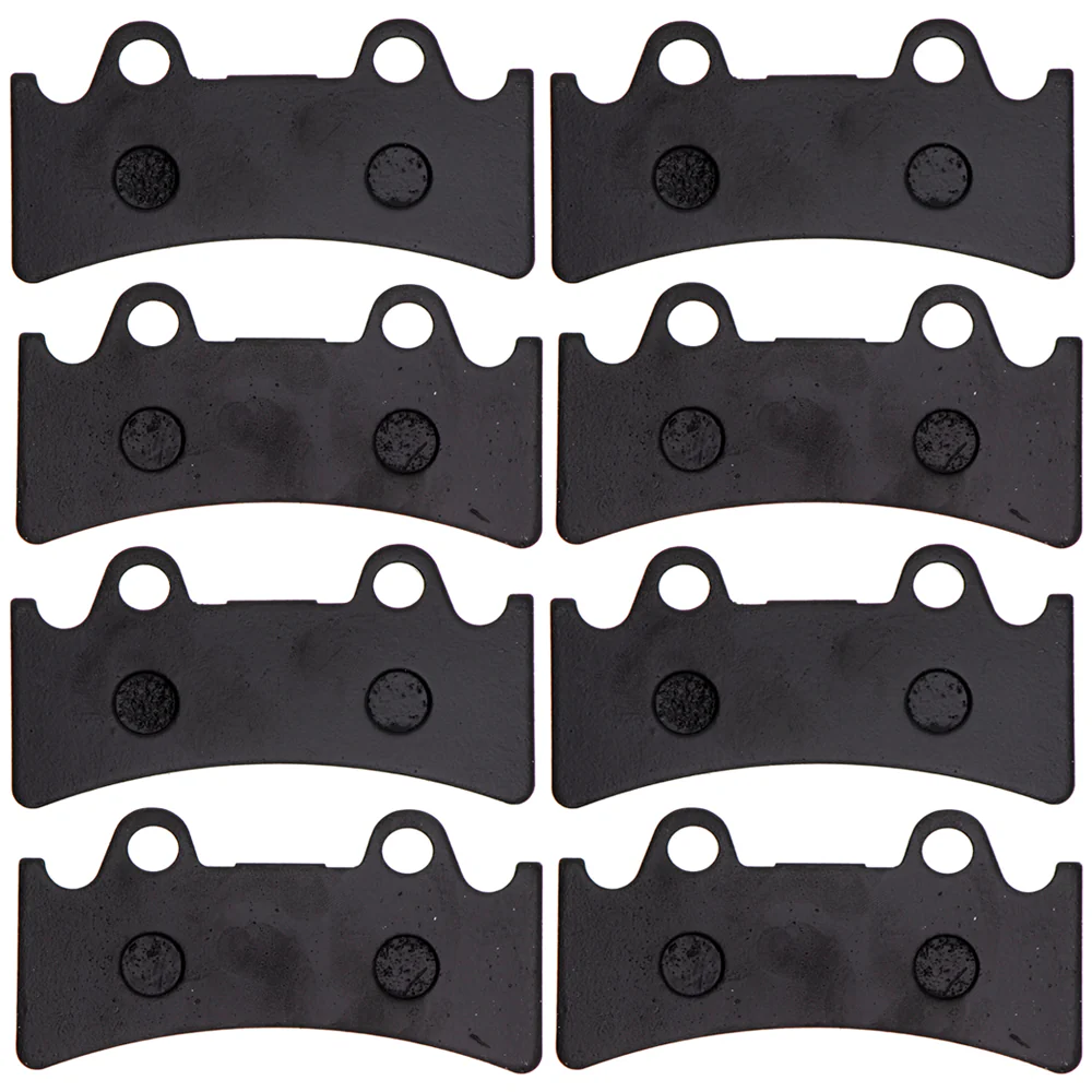 Front Semi-Metallic Brake Pad Set For Yamaha 4FM-W0045-30-00 4FM-W0045-20-00 4FM-W0045-10-00 | 4-PACK - Image 3