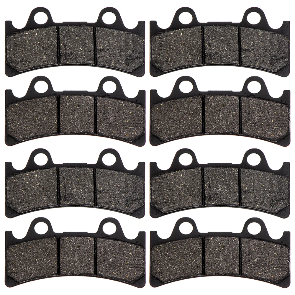 Front Semi-Metallic Brake Pad Set For Yamaha 4FM-W0045-30-00 4FM-W0045-20-00 4FM-W0045-10-00 | 4-PACK - Image 4