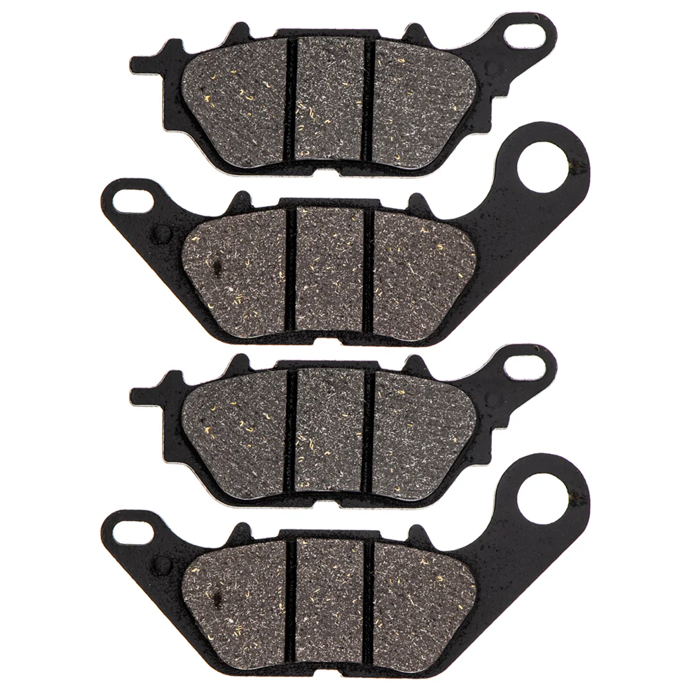 Rear Semi-Metallic Brake Pad Set For Yamaha 1WD-25806-00-00 | 2-PACK - Image 4