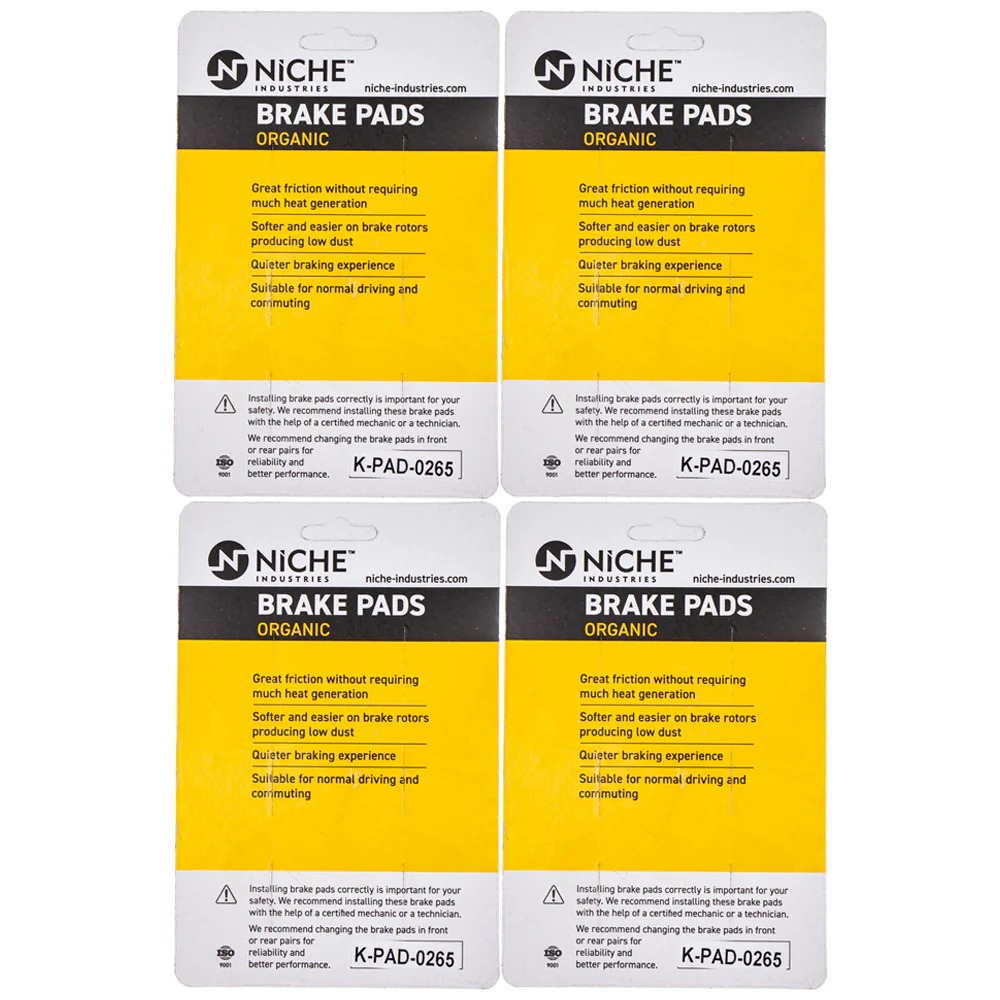 Rear Brake Pads Set For Honda 06435-KZ4-J41 06435-KRN-712 06435-KRN-711 | 4-PACK - Image 2