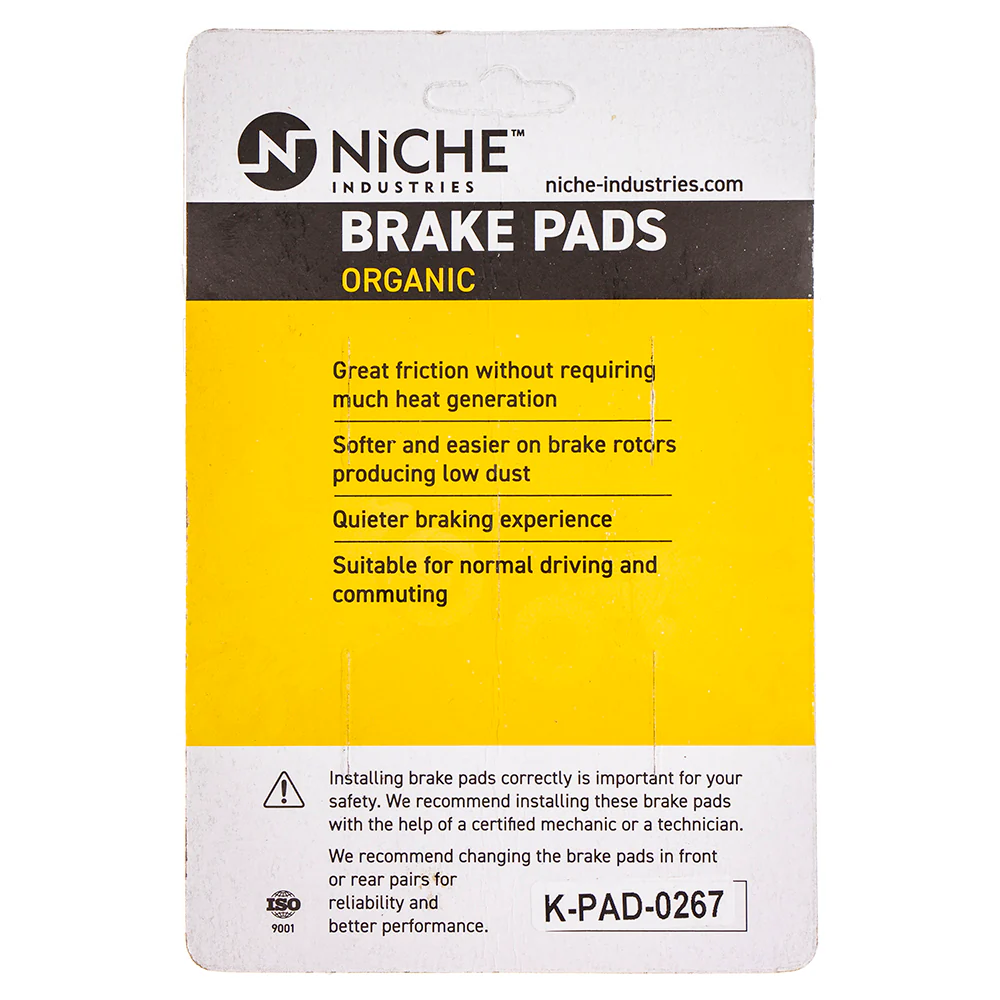 Front Rear Organic Brake Pad Set For Honda 06455-MAT-E21 06455-MAT-006 06455-MAJ-G41 06435-MEC-006 - Image 2